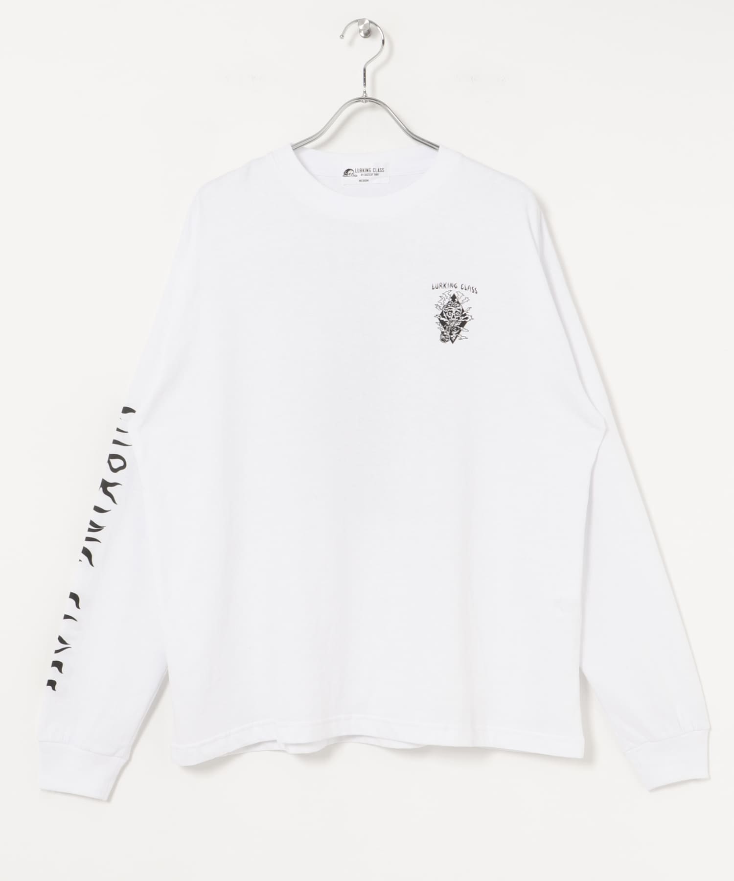 『別注』LURKING CLASS×URBS　BUBBLES L/S TEE WHITE M