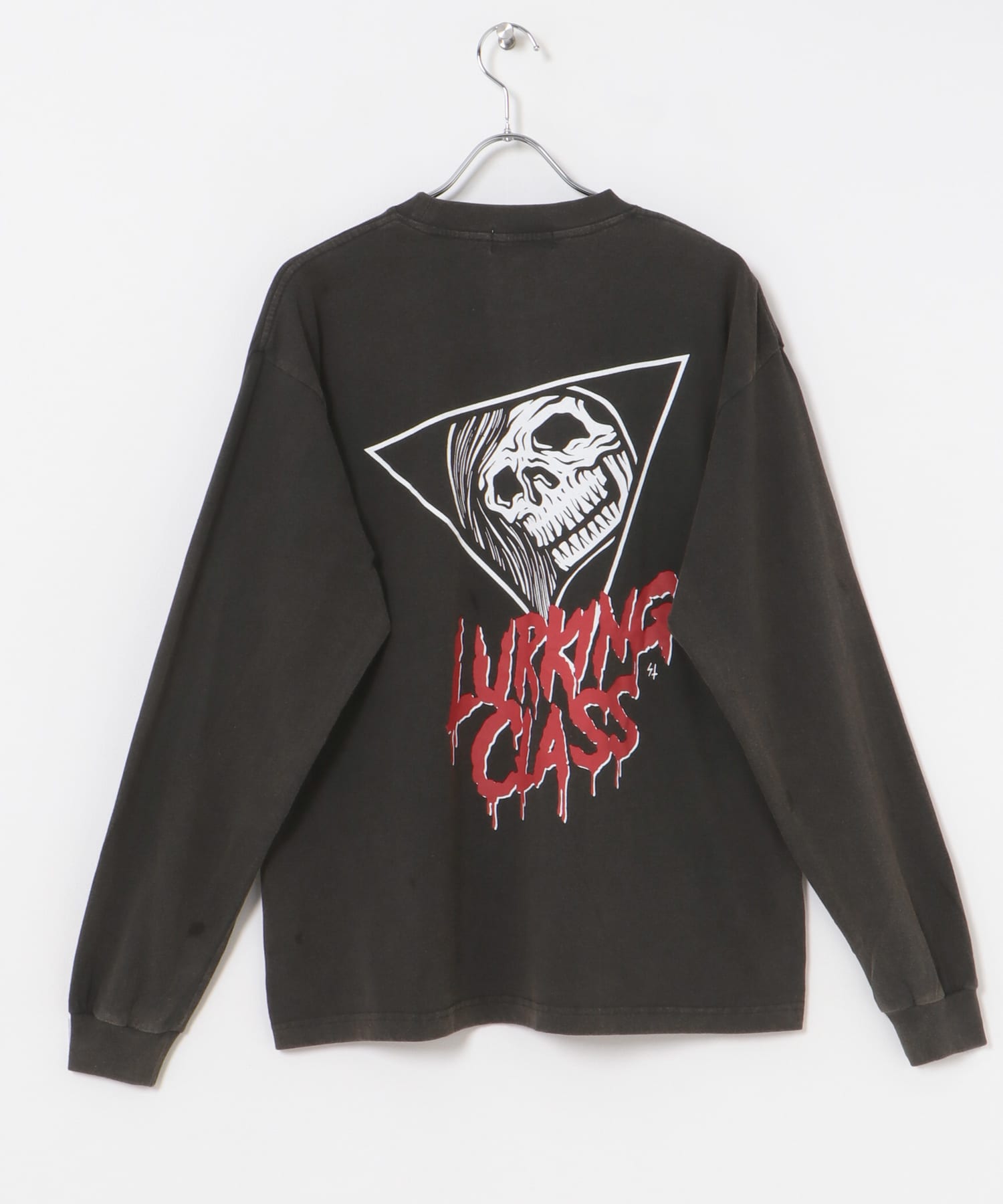 『別注』LURKING CLASS×URBS　TRIANGLE L/S TEE BLACK ACID M