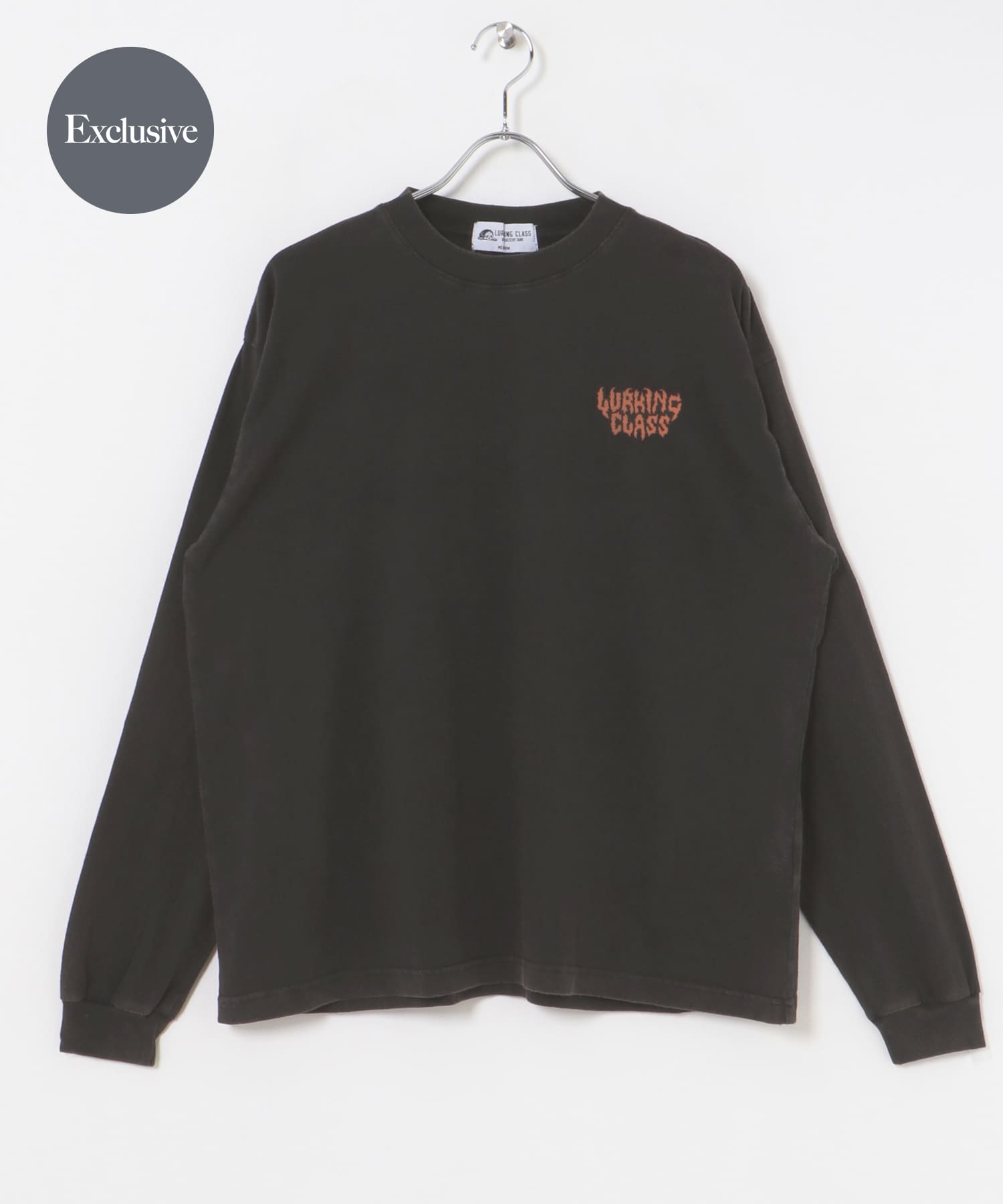 『別注』LURKING CLASS×URBS　GET IN LOSER L/S BLACK ACID M