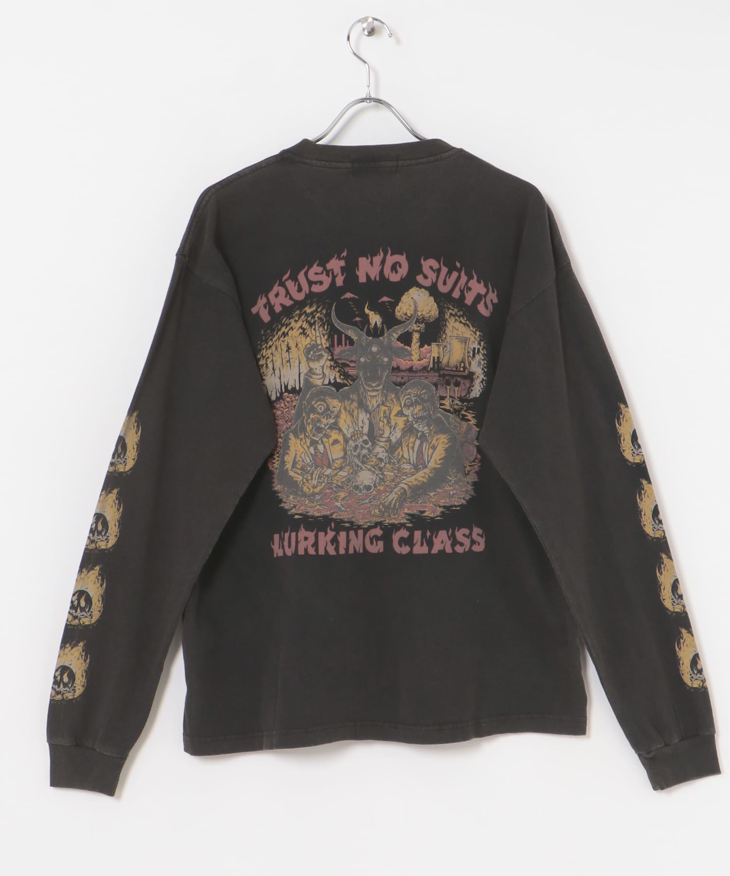 『別注』LURKING CLASS×URBS　TRUST NO SUIT L/S BLACK ACID M
