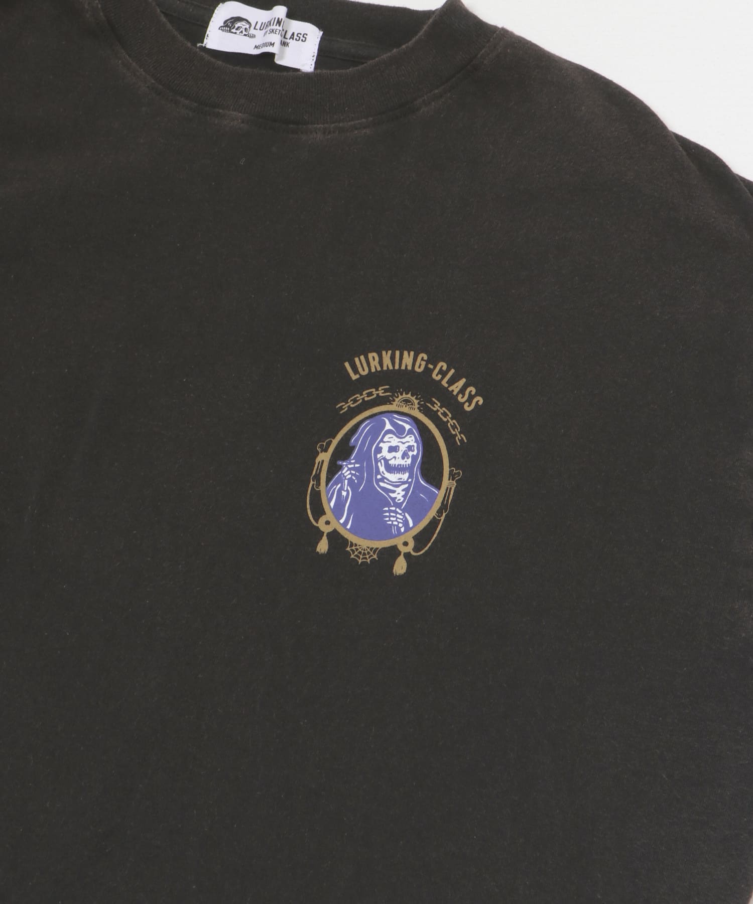 『別注』LURKING CLASS×URBS　ROLL L/S TEE BLACK ACID M