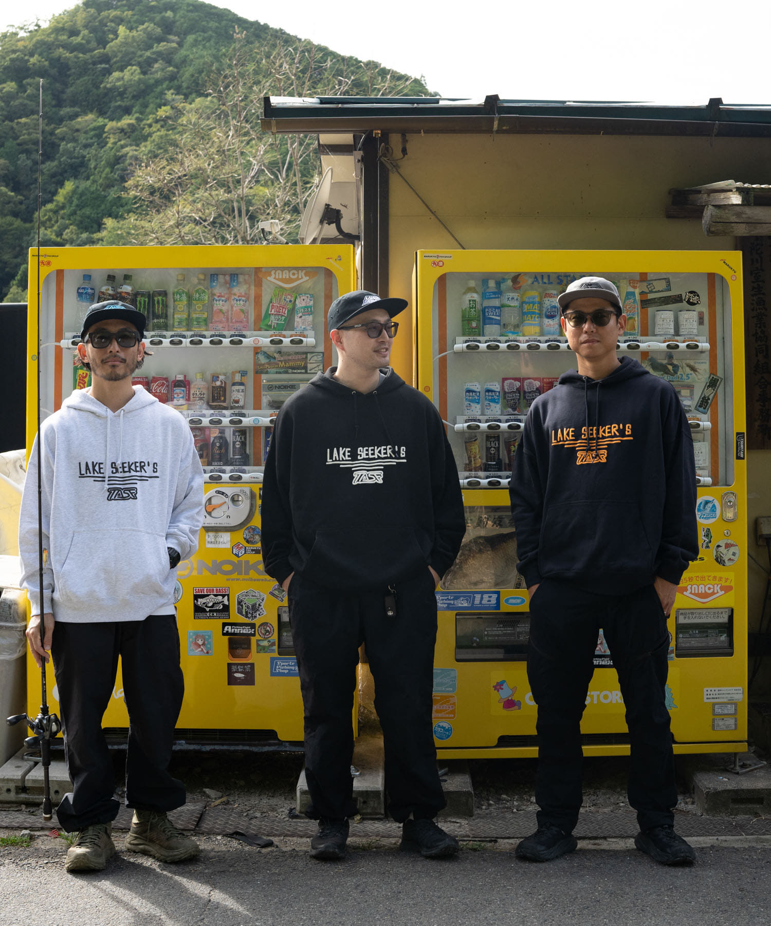 『別注』TASF×LAKE SEEKERS　LOVER JIGパーカー BLK M