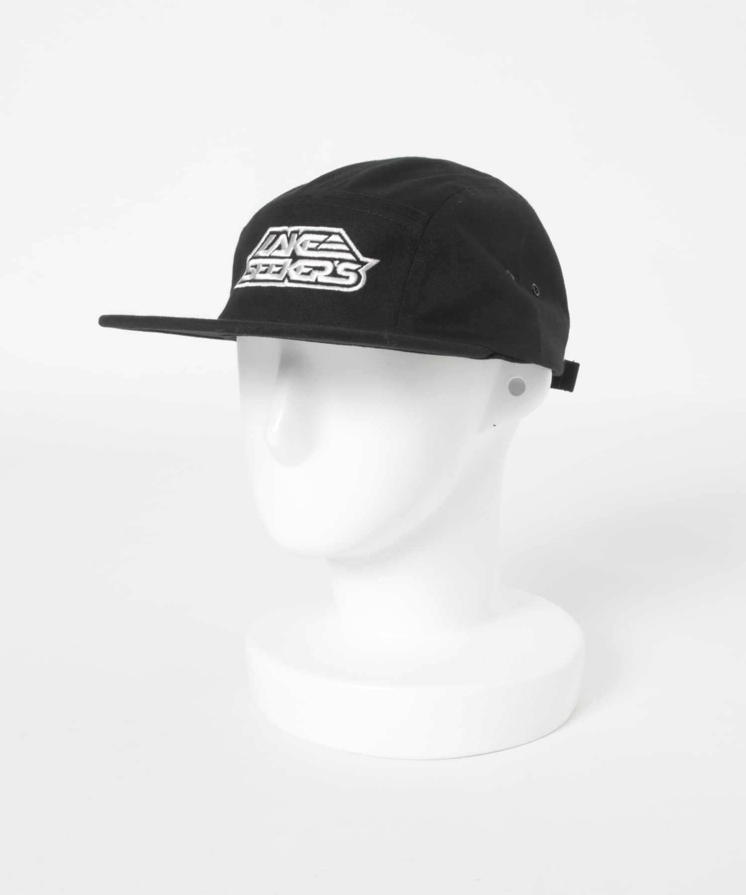 『別注』TASF×LAKE SEEKERS　LOGO CAP BLK/WHT FREE