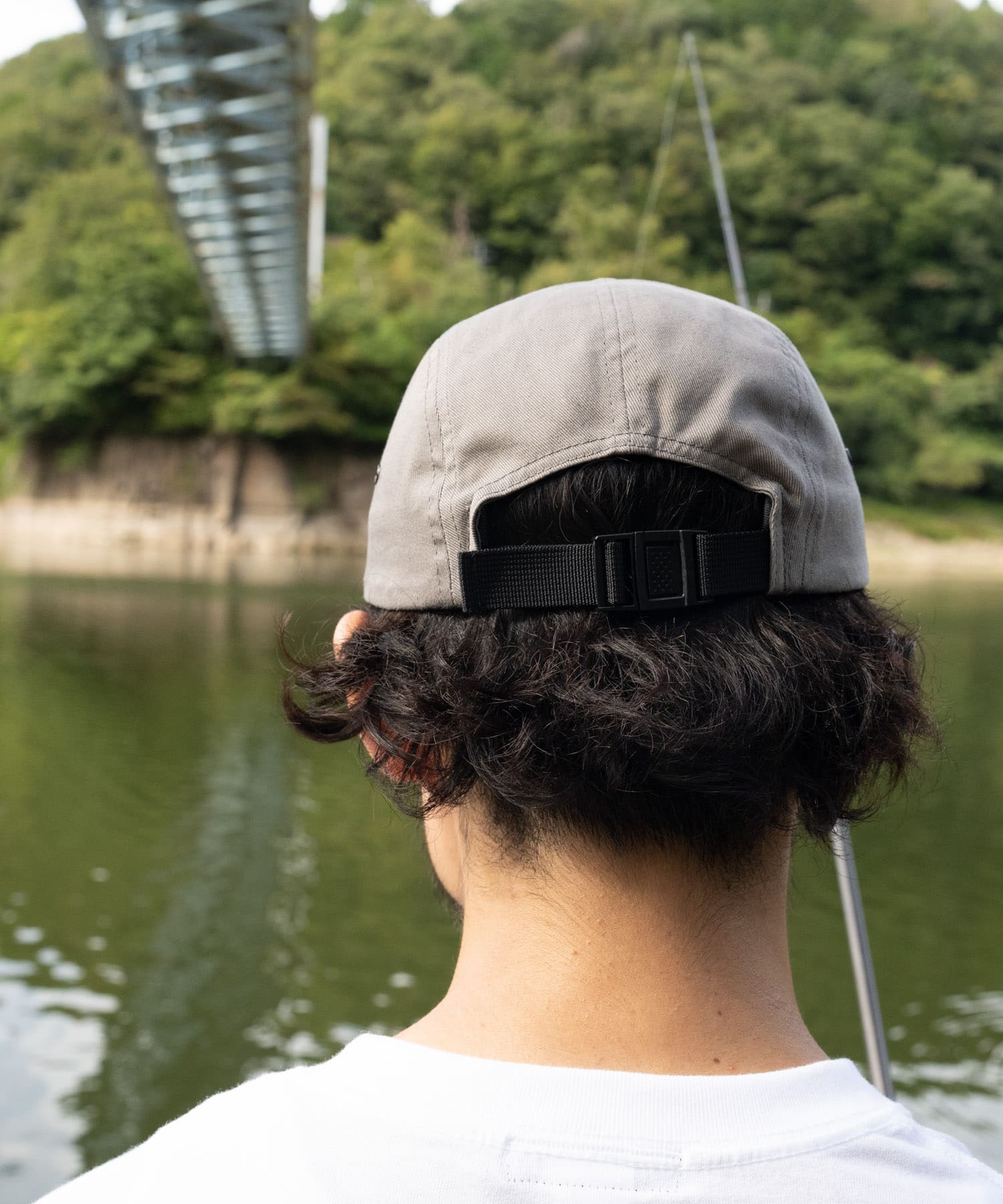 『別注』TASF×LAKE SEEKERS　LOGO CAP GRY/BLK FREE