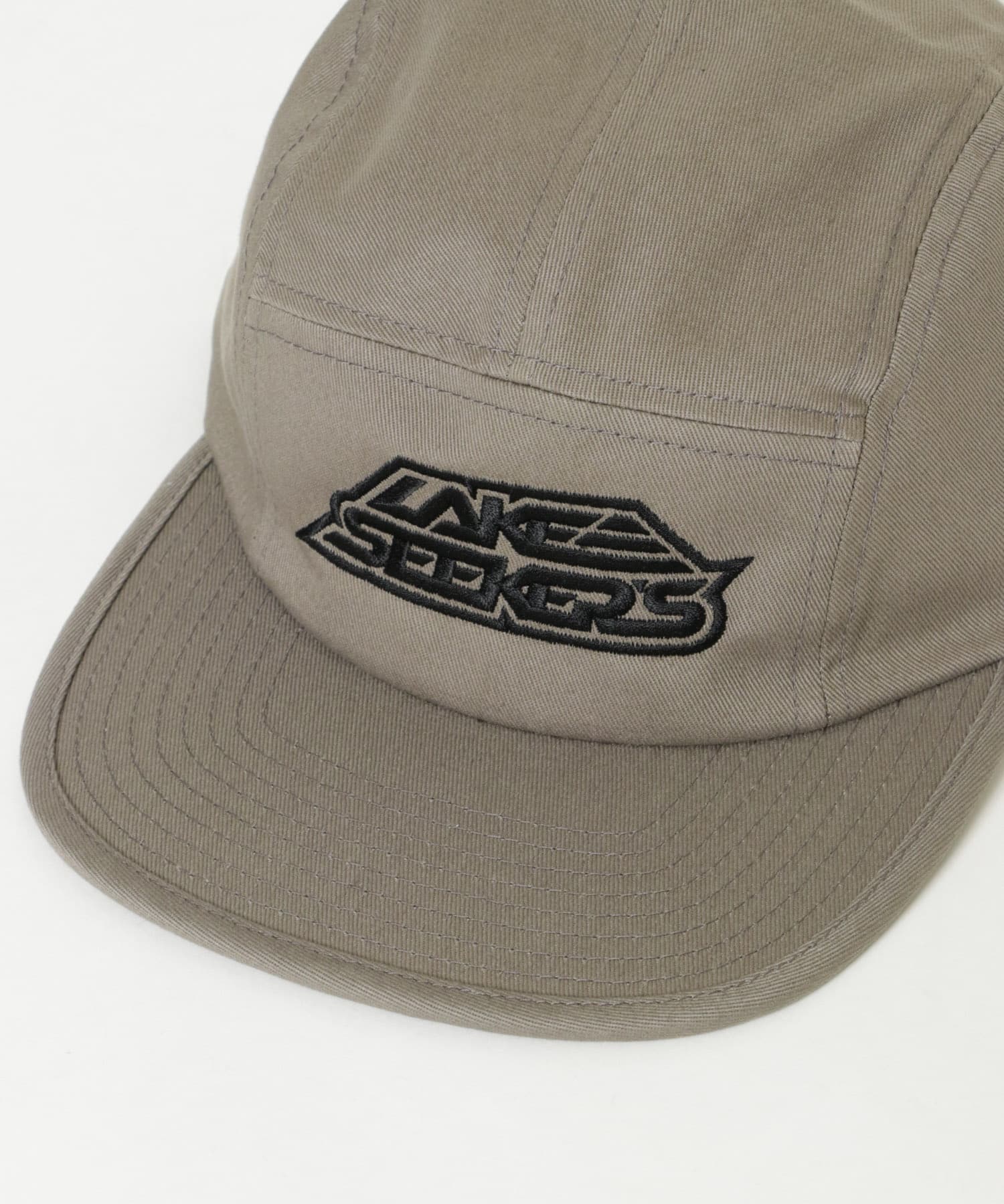 『別注』TASF×LAKE SEEKERS　LOGO CAP GRY/BLK FREE