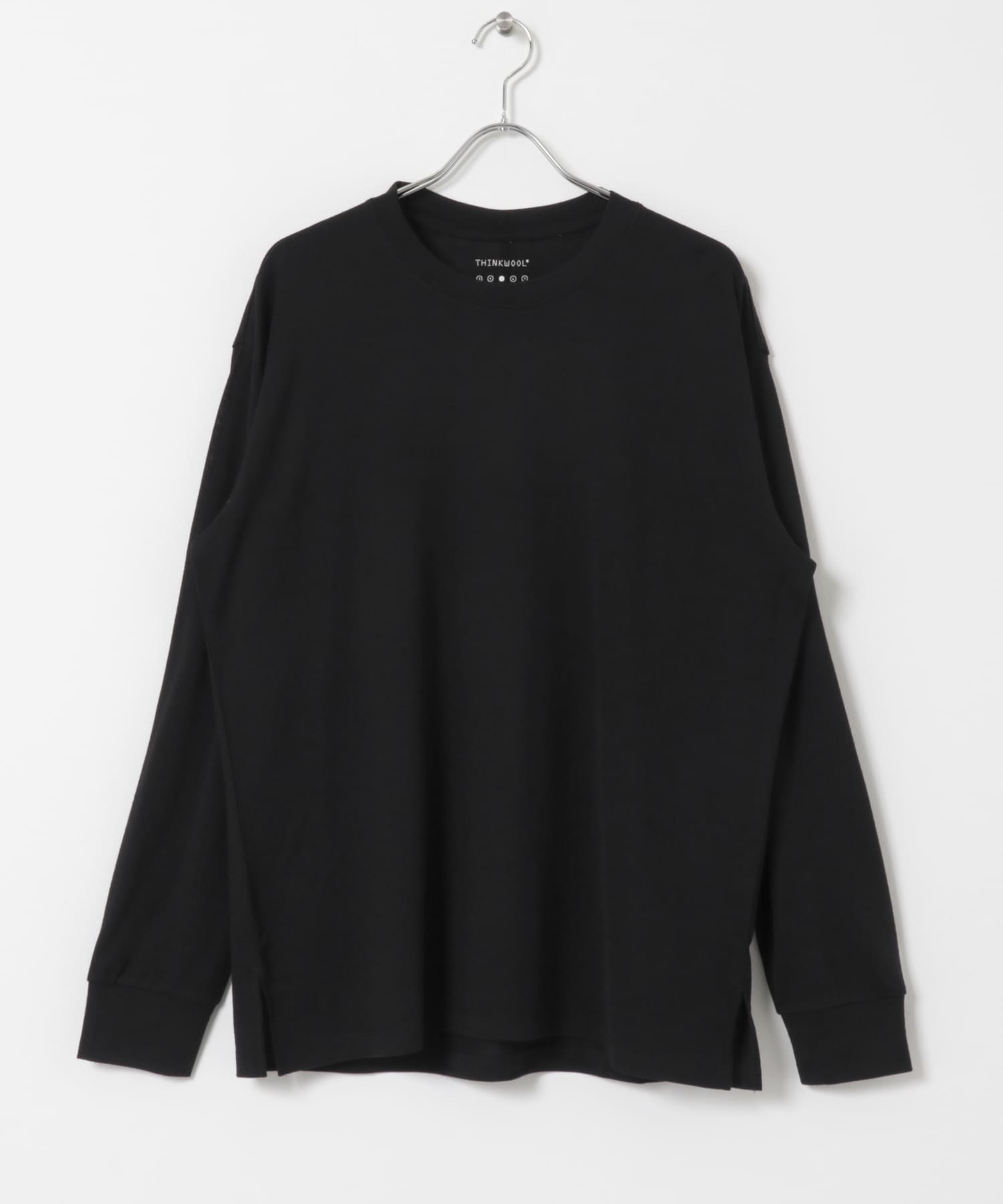 THINKWOOL　TW FUSION TEE LS Black 5
