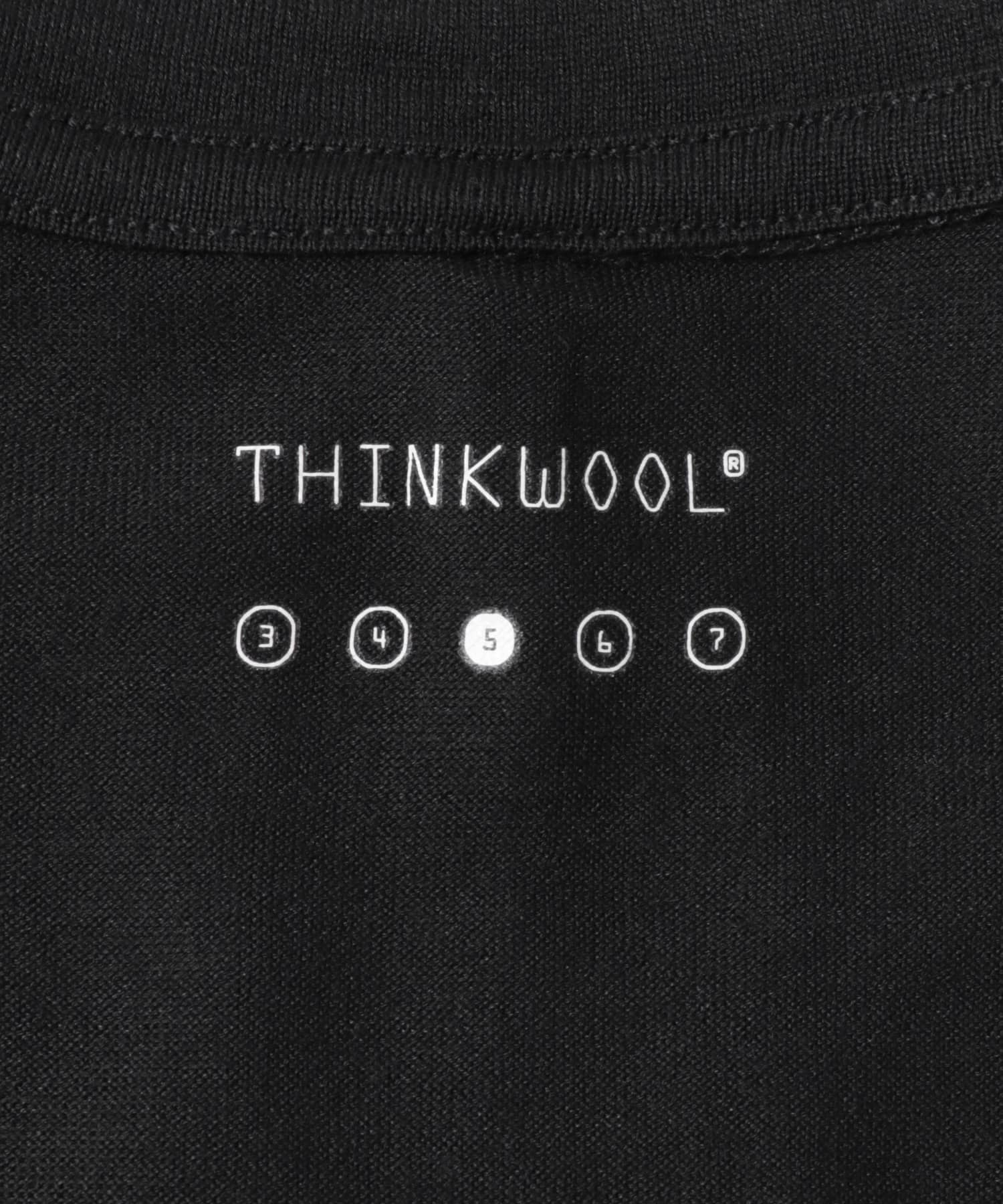 THINKWOOL　TW FUSION TEE LS Black 5