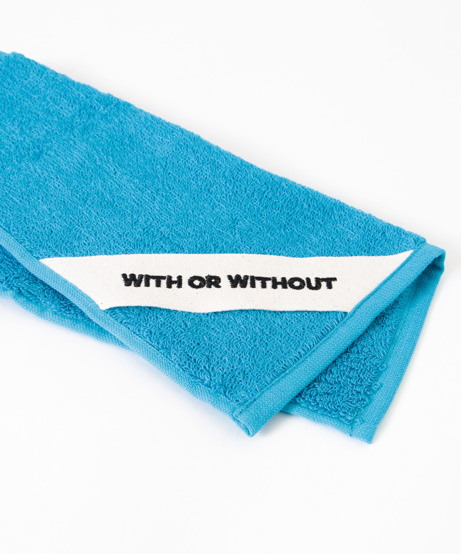 WITH OR WITHOUT　Hand Towel BLU FREE