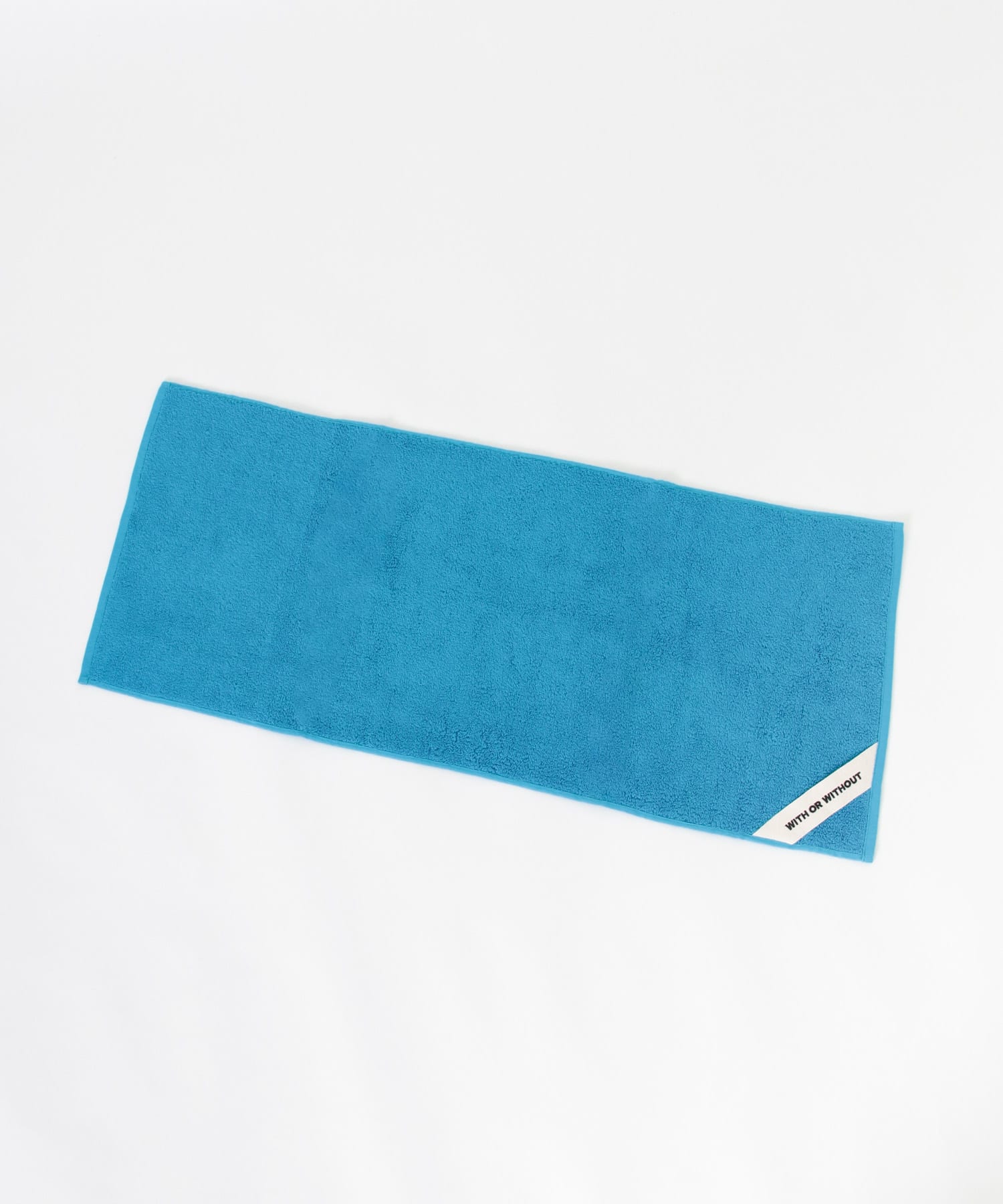 WITH OR WITHOUT　Face Towel BLU FREE