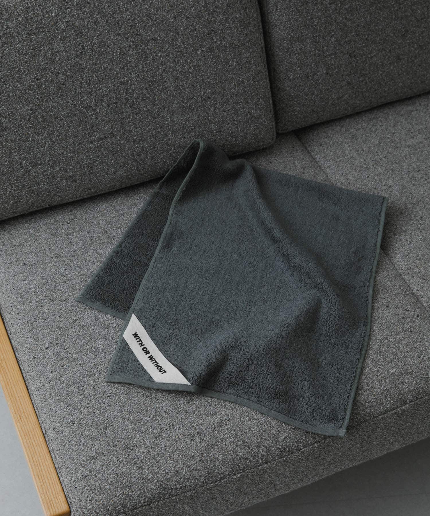 WITH OR WITHOUT　Face Towel GRY FREE