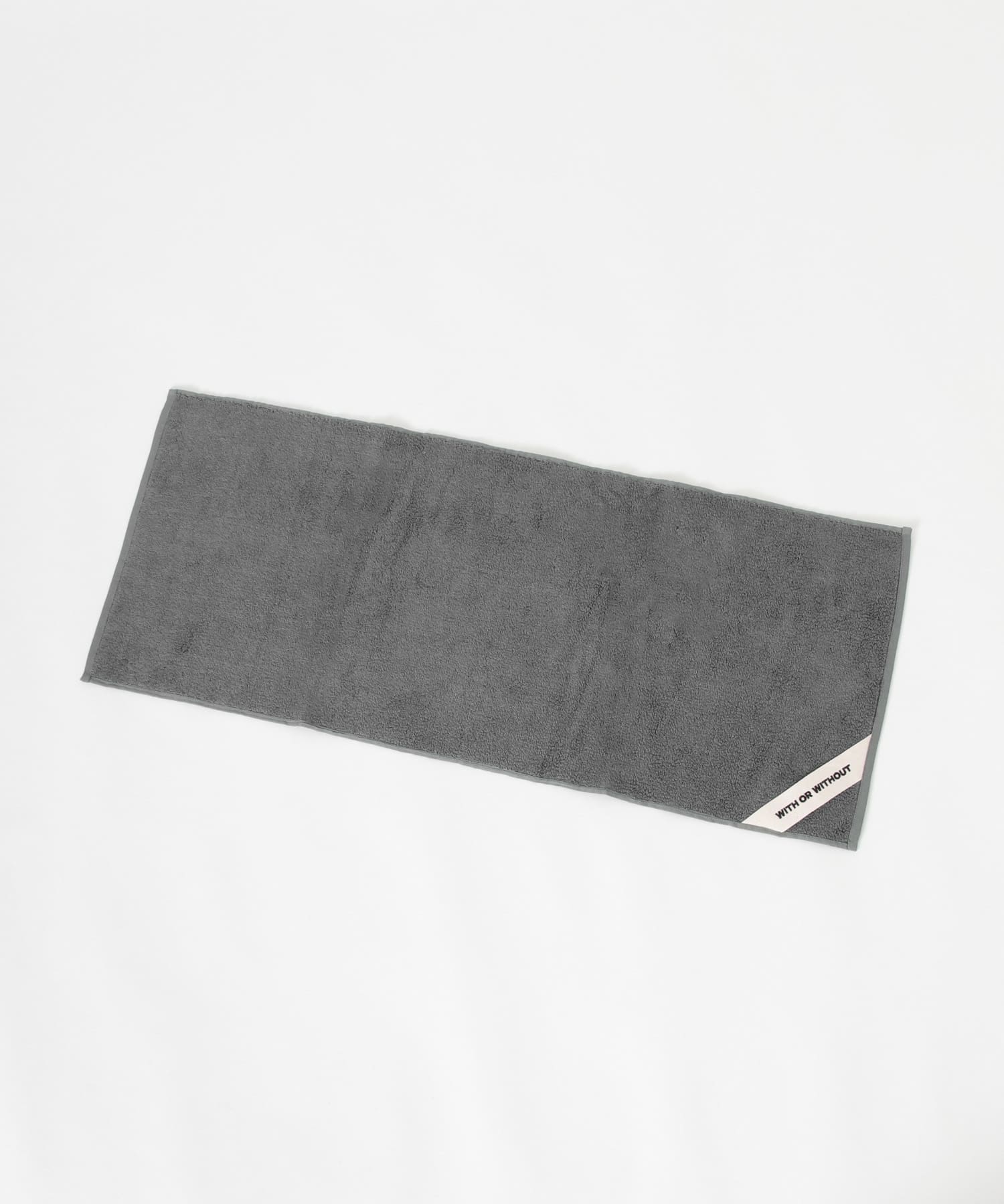 WITH OR WITHOUT　Face Towel GRY FREE