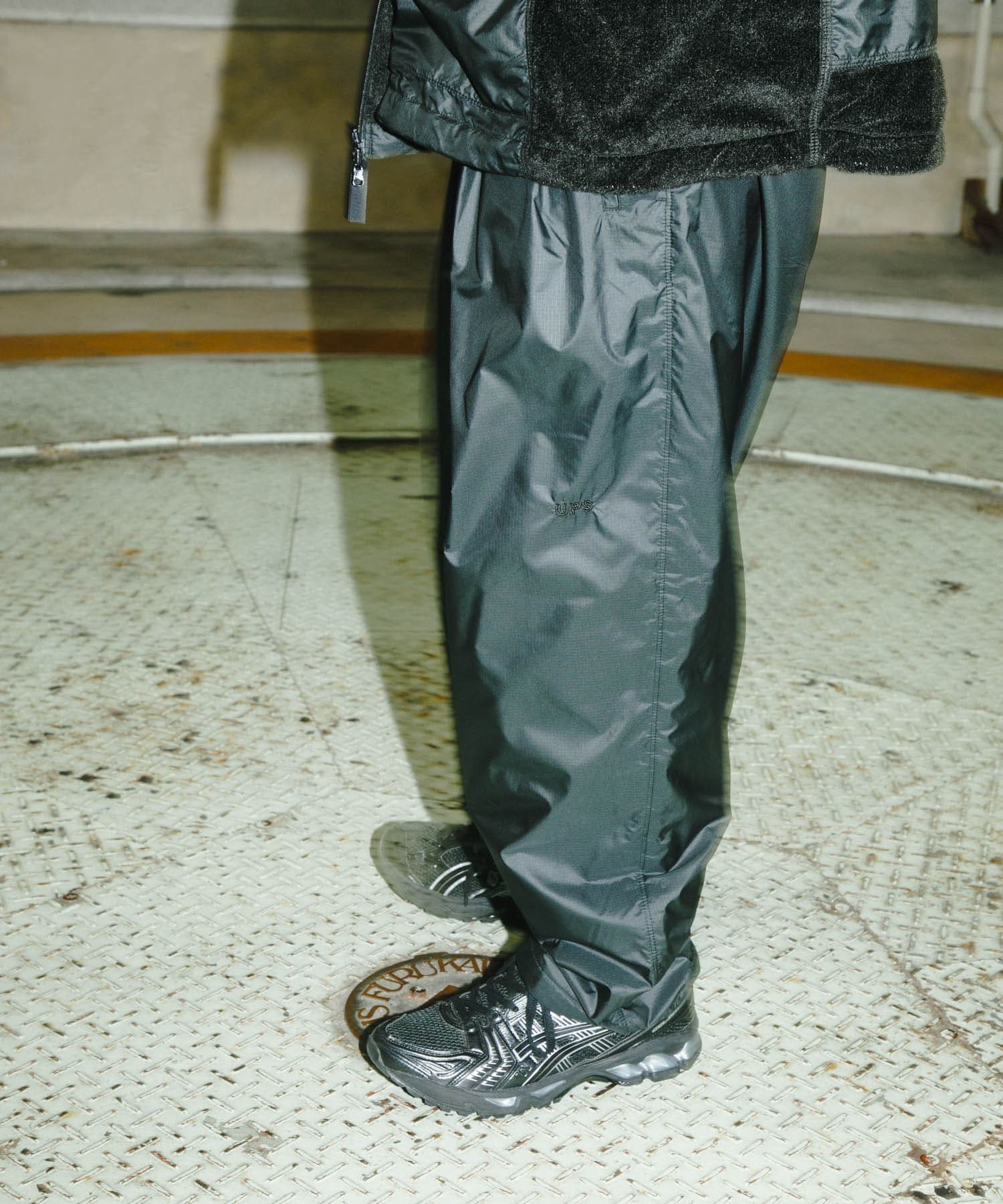 『別注』BROOXON×URBS　U.P.S. AIRLITE WARM SWEAT PANTS BLACK M