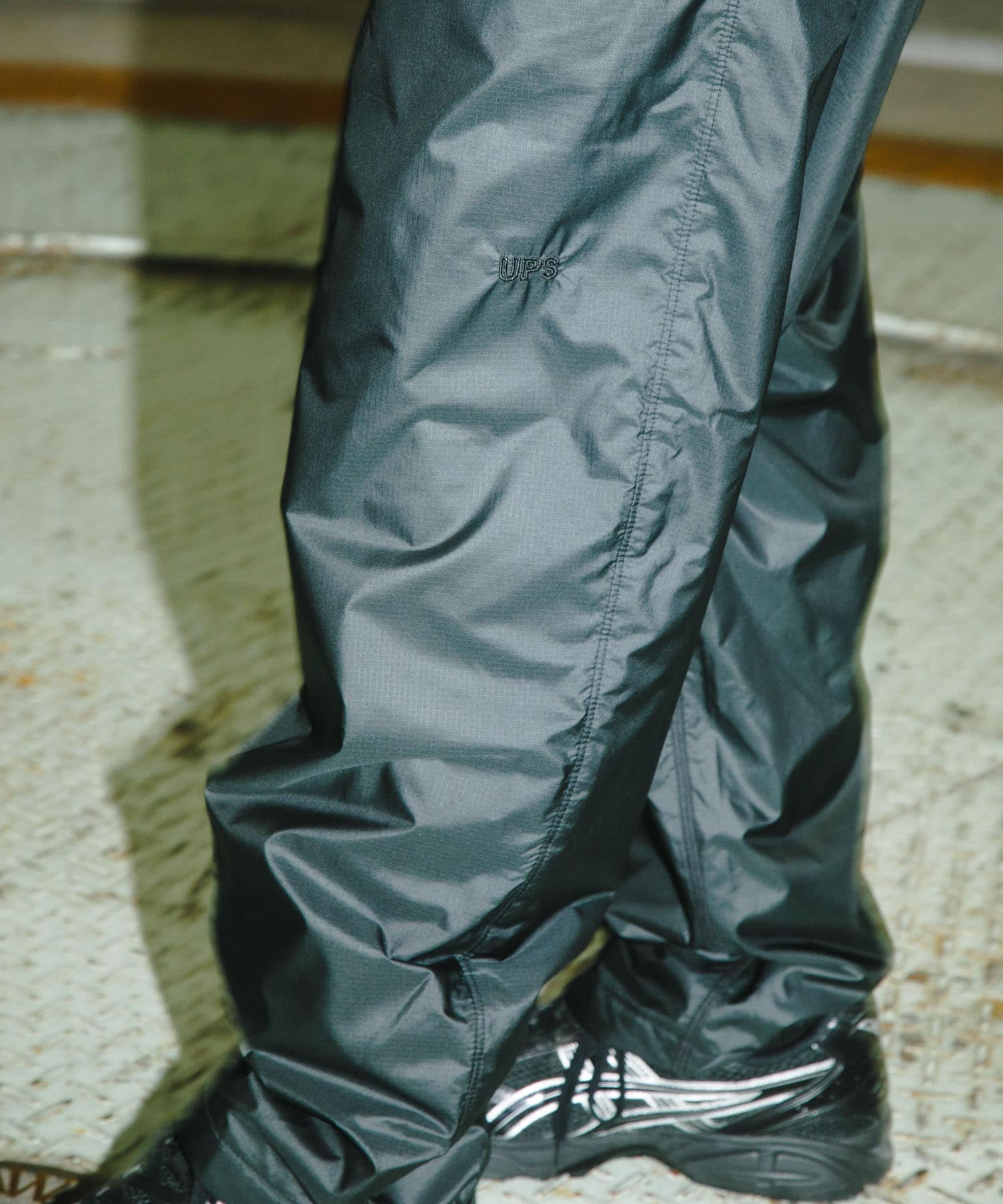 『別注』BROOXON×URBS　U.P.S. AIRLITE WARM SWEAT PANTS BLACK M