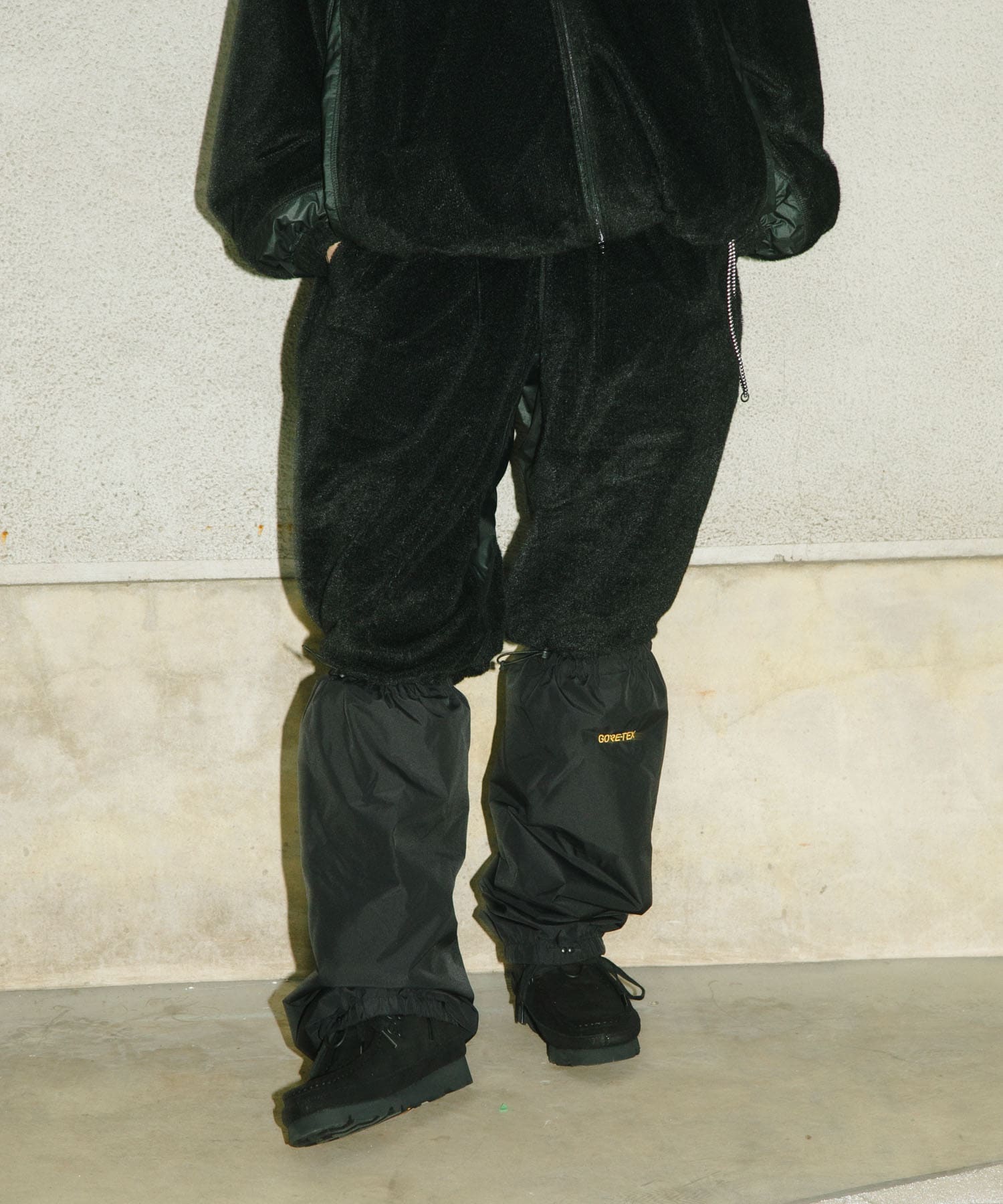 『別注』BROOXON×URBS　U.P.S. AIRLITE WARM SWEAT PANTS BLACK L