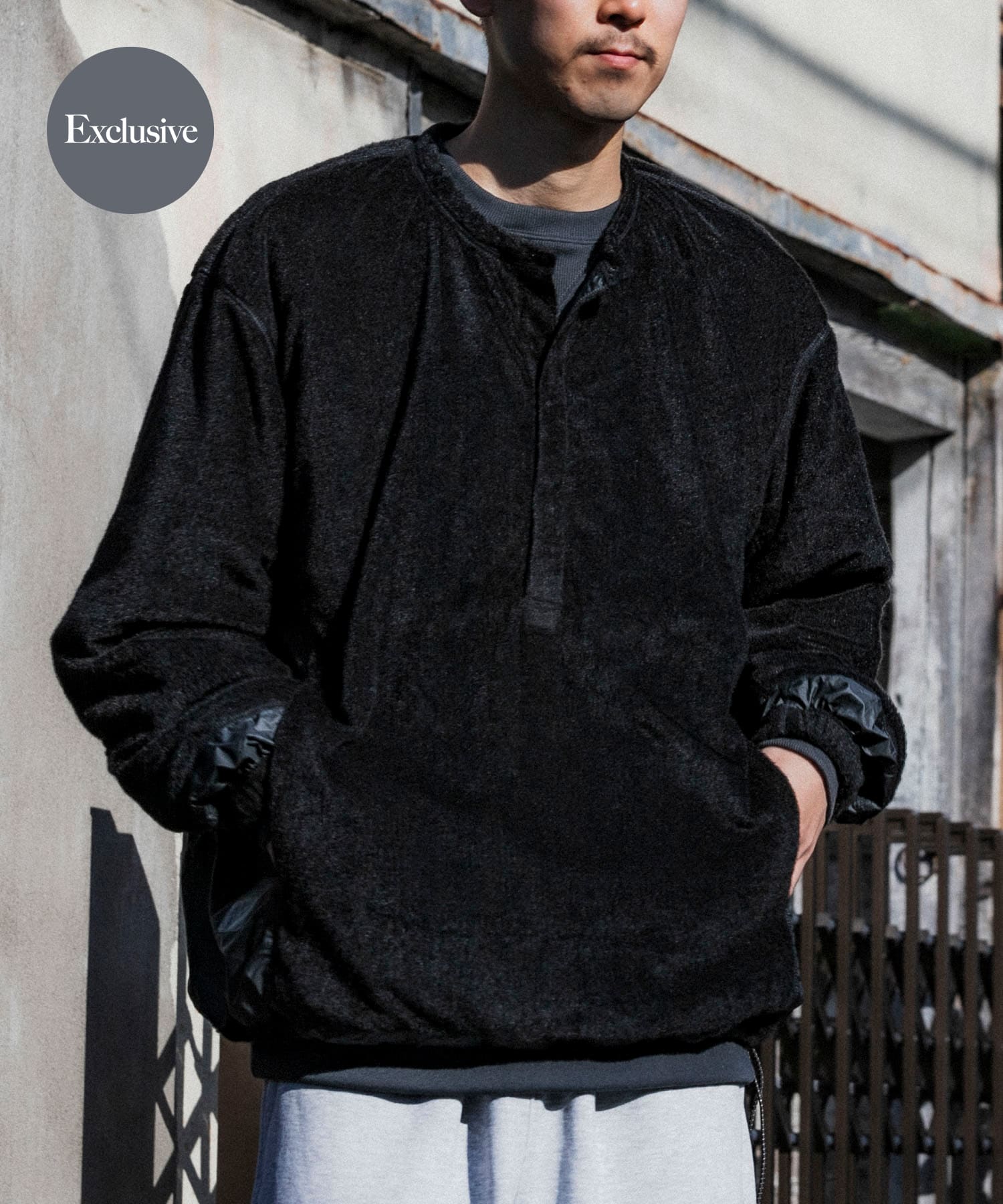 『別注』BROOXON×URBS　U.P.S. AIRLITE WARM SWEAT SHIRTS