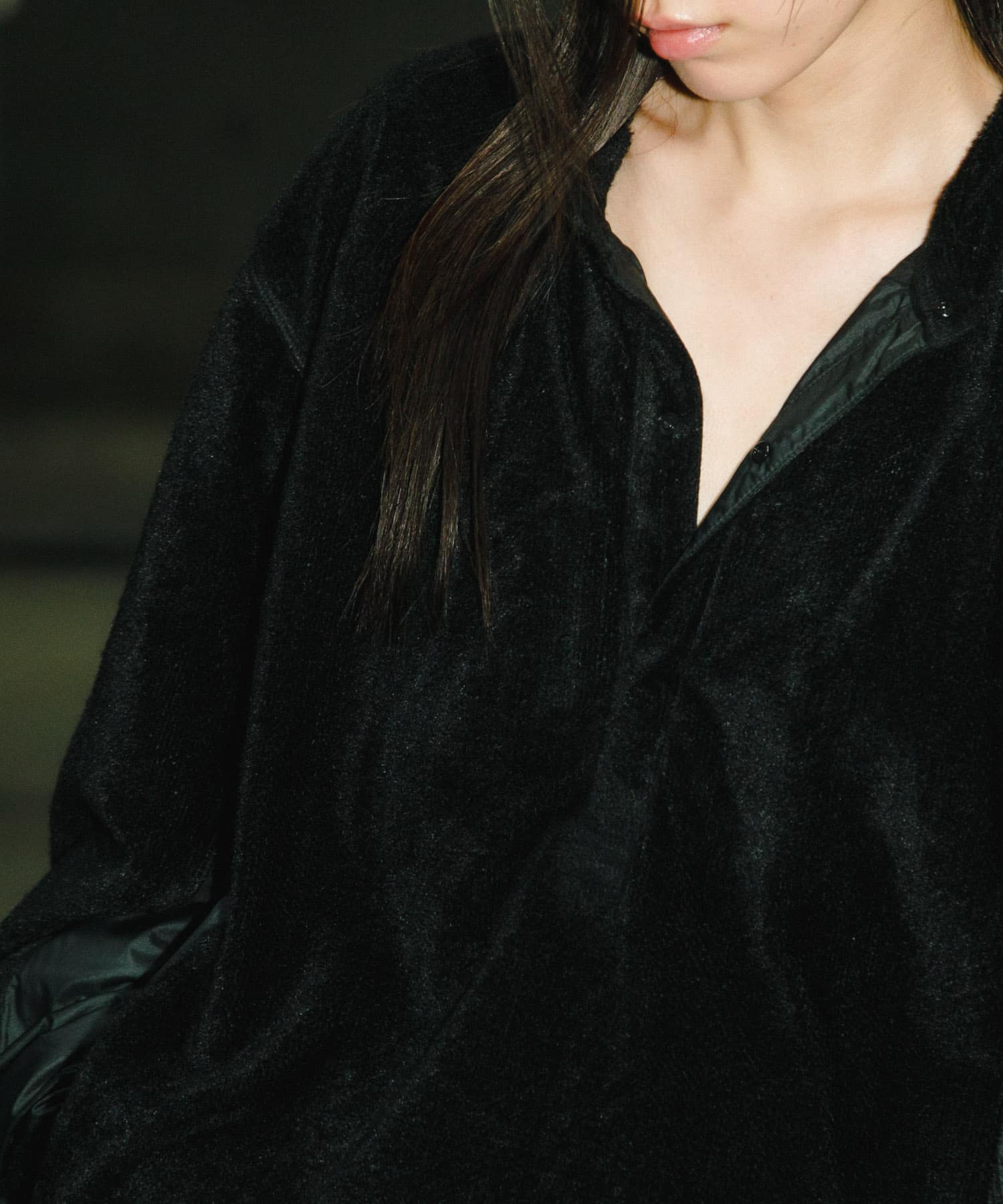 『別注』BROOXON×URBS　U.P.S. AIRLITE WARM SWEAT SHIRTS BLACK M