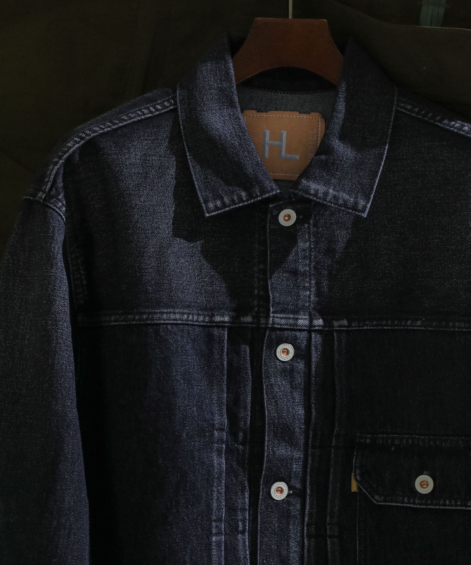 HERILL　HL Denim XX Jacket Blk vint 1
