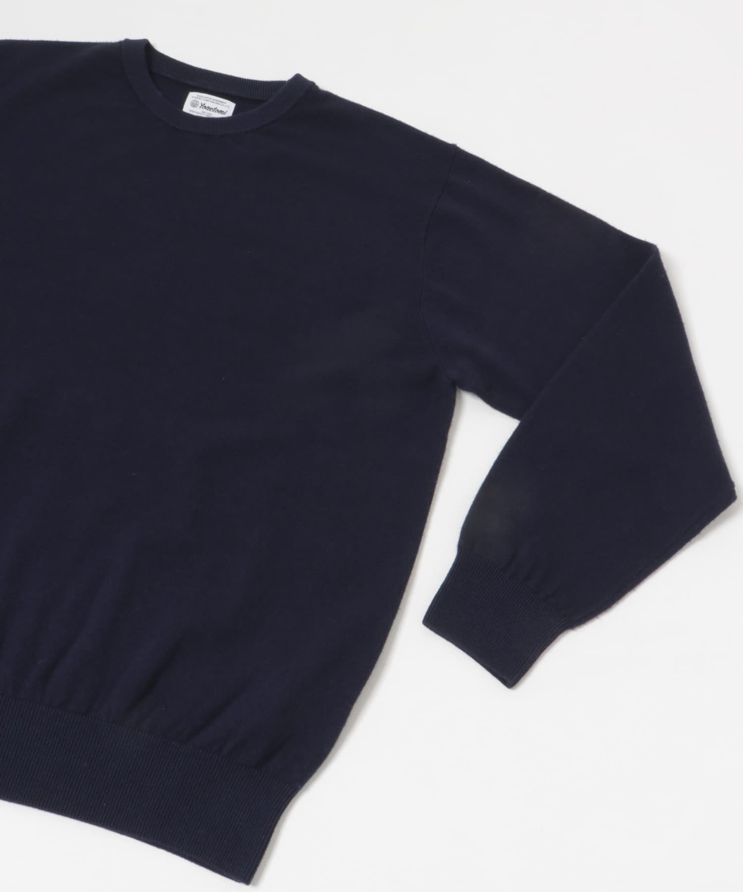 Yonetomi　Spiber NEW BASIC KNIT PULLOVER 63NAVY 3