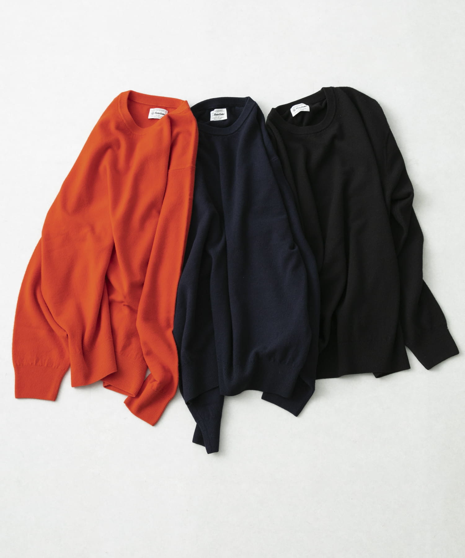 Yonetomi　Spiber NEW BASIC KNIT PULLOVER 24ORANGE 3