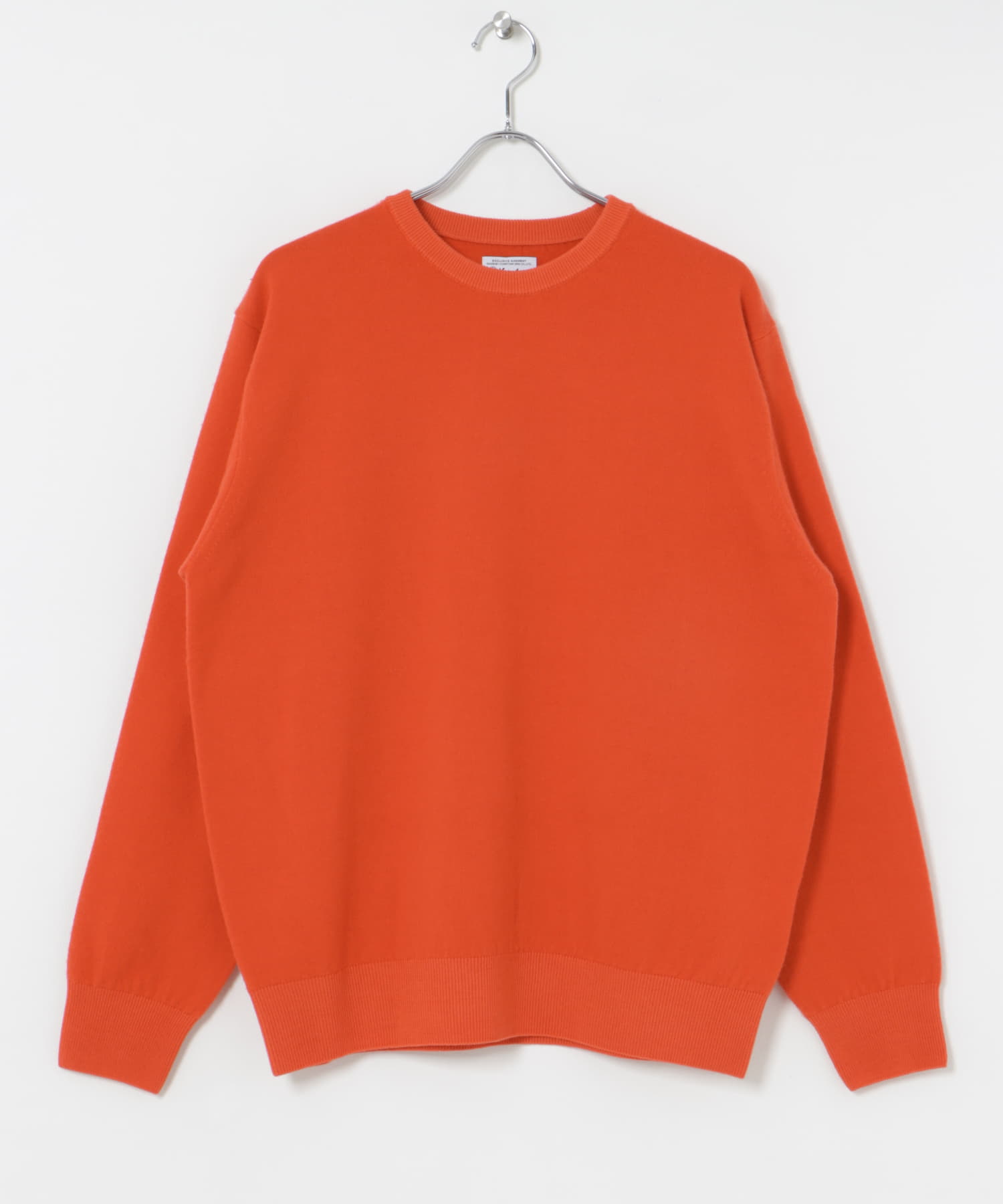Yonetomi　Spiber NEW BASIC KNIT PULLOVER 24ORANGE 3