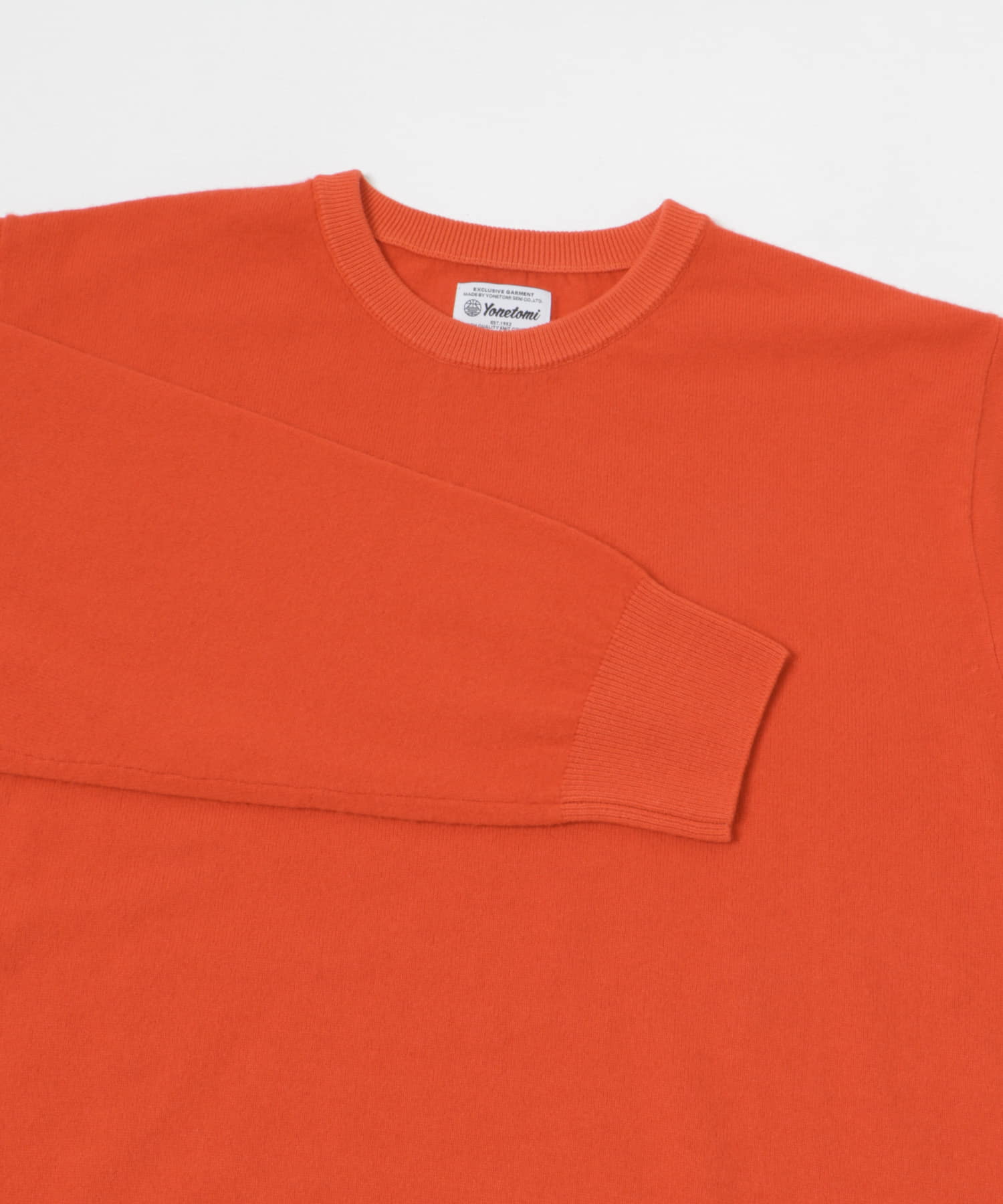 Yonetomi　Spiber NEW BASIC KNIT PULLOVER 24ORANGE 3