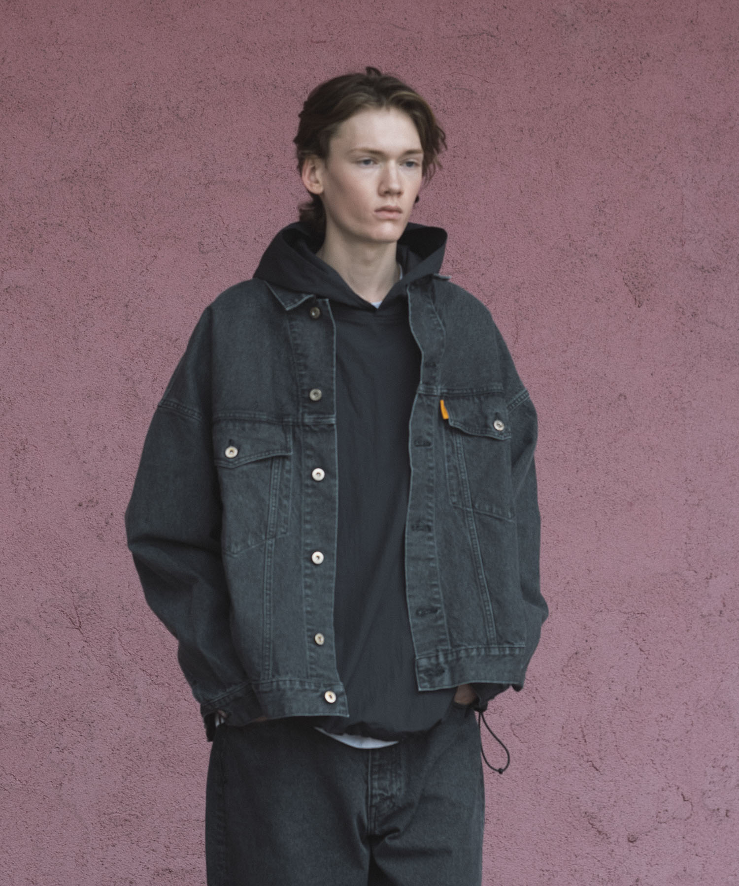 SEE SEE　DENIM JACKET BLACK M