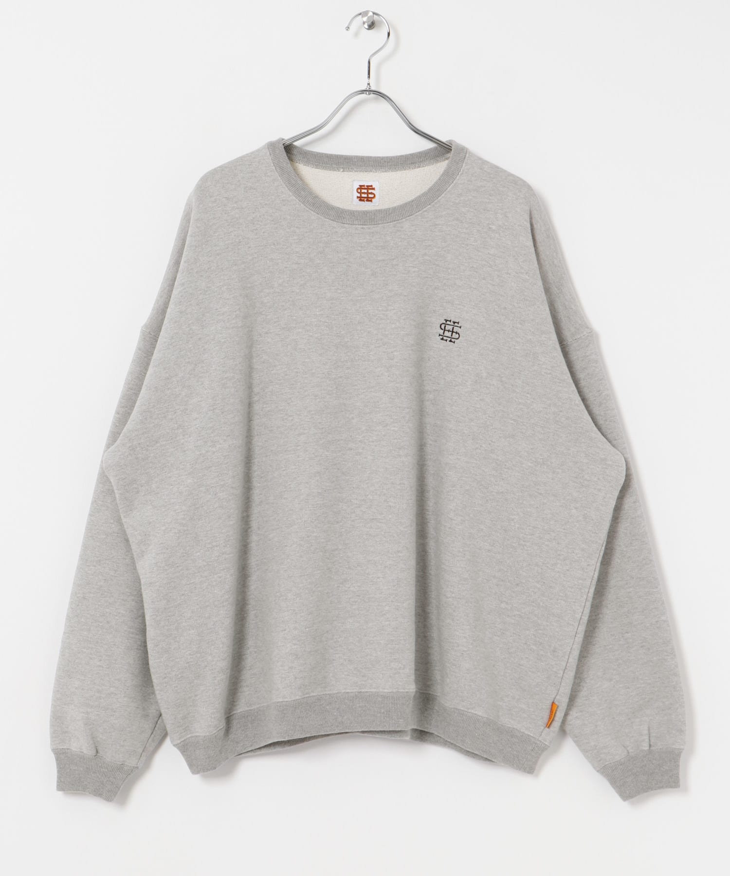 SEE SEE　CREW SWEAT GREY杢 M