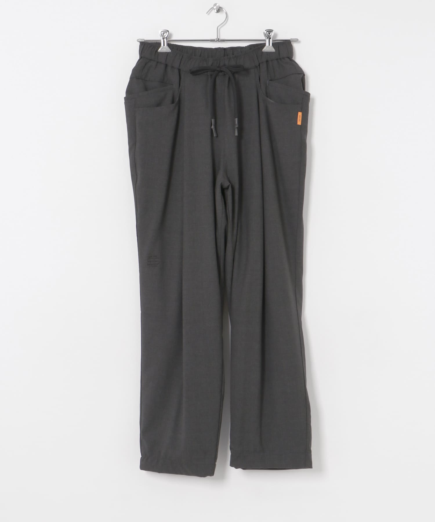 SEE SEE　WIDE TAPERED EASY PANTS CHARCOAL M