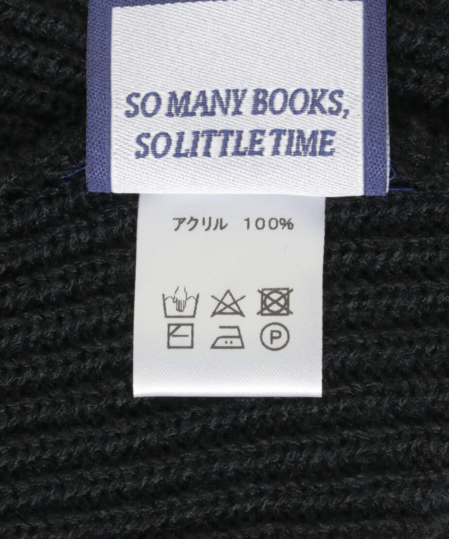 BLANKMAG　SO MANY BOOKS  Knit  Cap Black FREE
