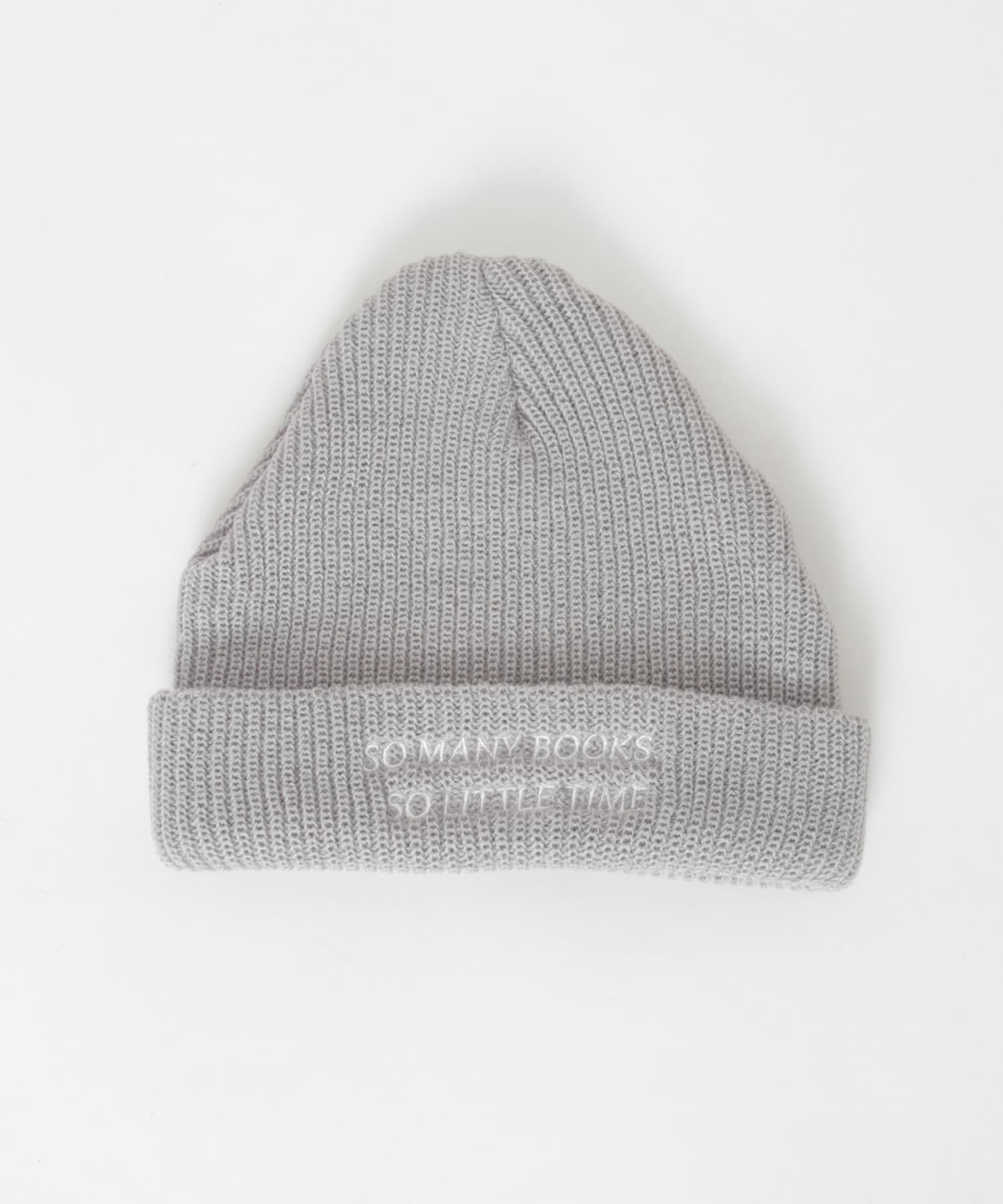 BLANKMAG　SO MANY BOOKS  Knit  Cap Gray FREE