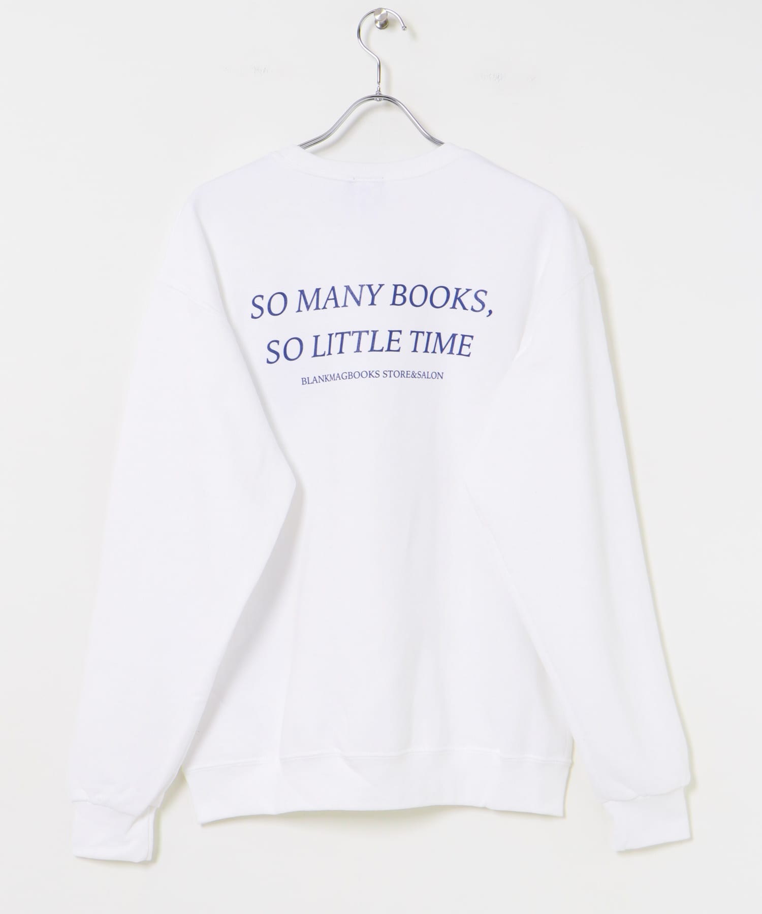 BLANKMAG　SO MANY BOOKS  Crew White M