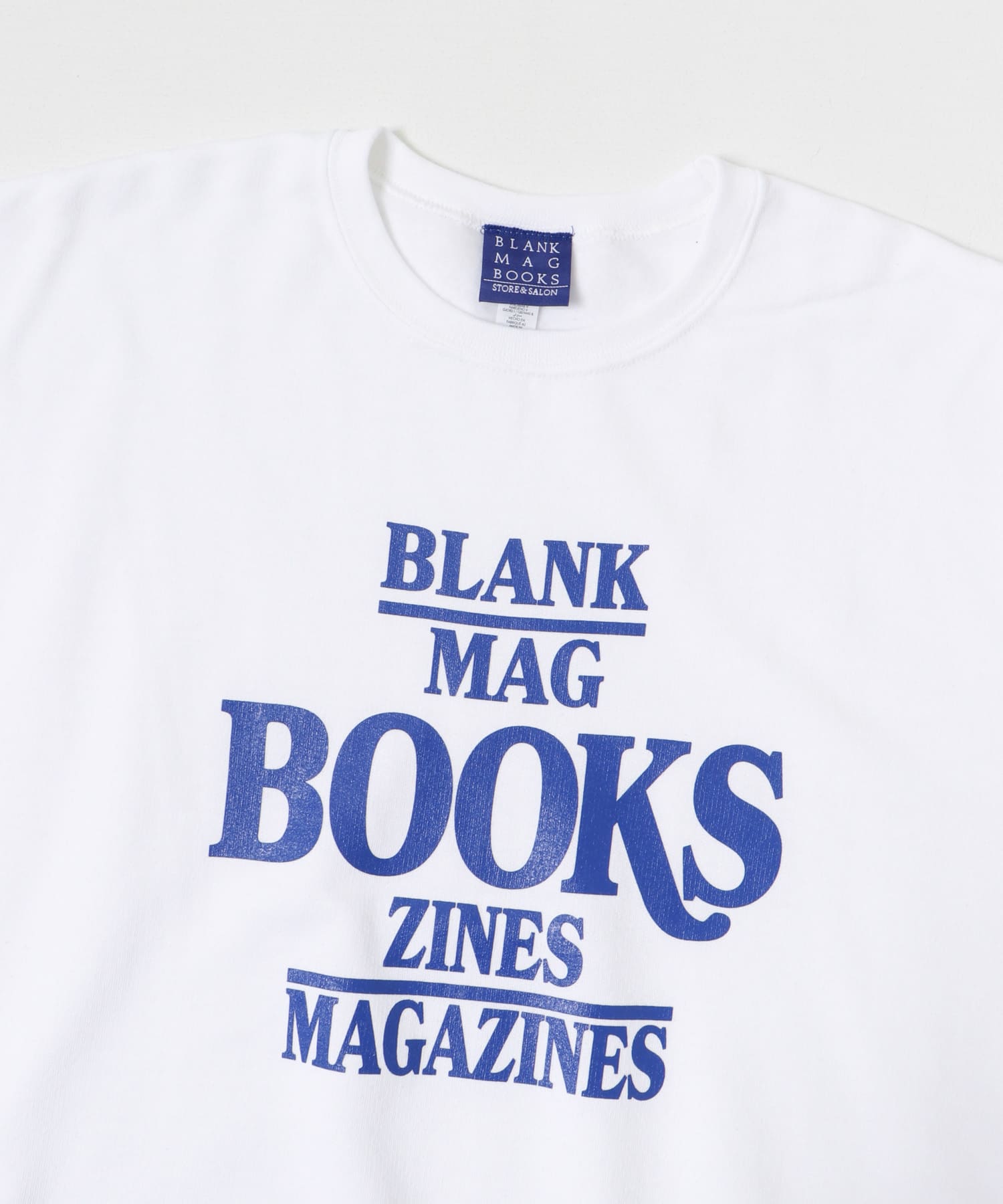 BLANKMAG　ZINES  MAGAZINES Crew White M