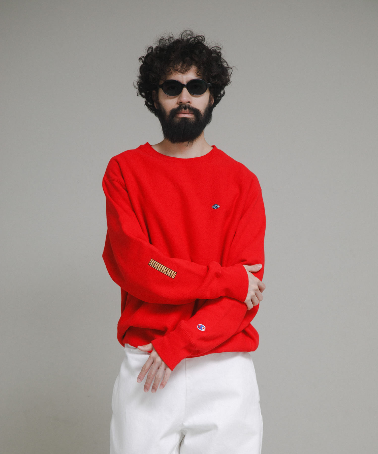 『別注』LOWERCASE×Champion　LCリバースウィーブbyFACEOKA