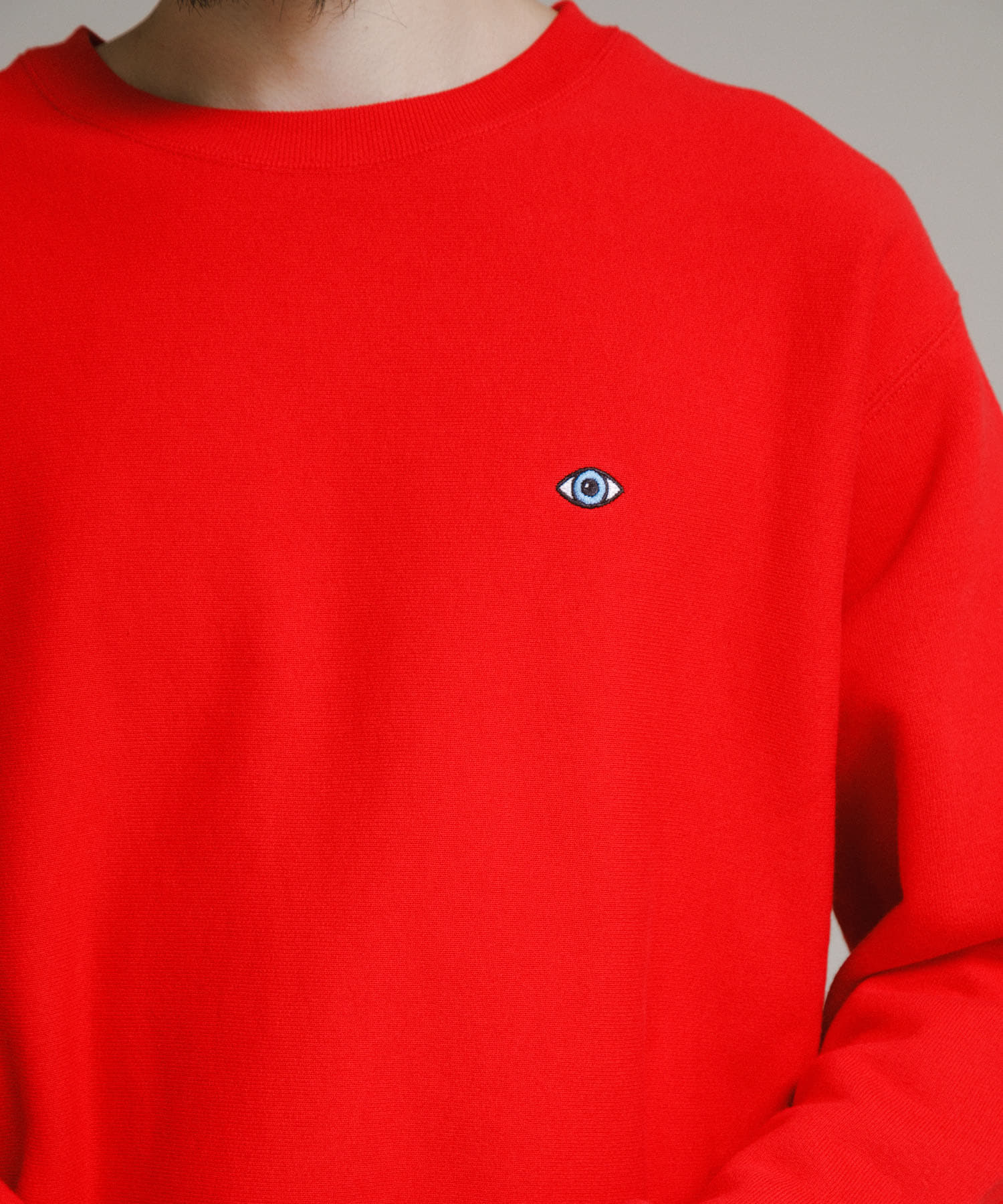 『別注』LOWERCASE×Champion　LCリバースウィーブbyFACEOKA レッド M