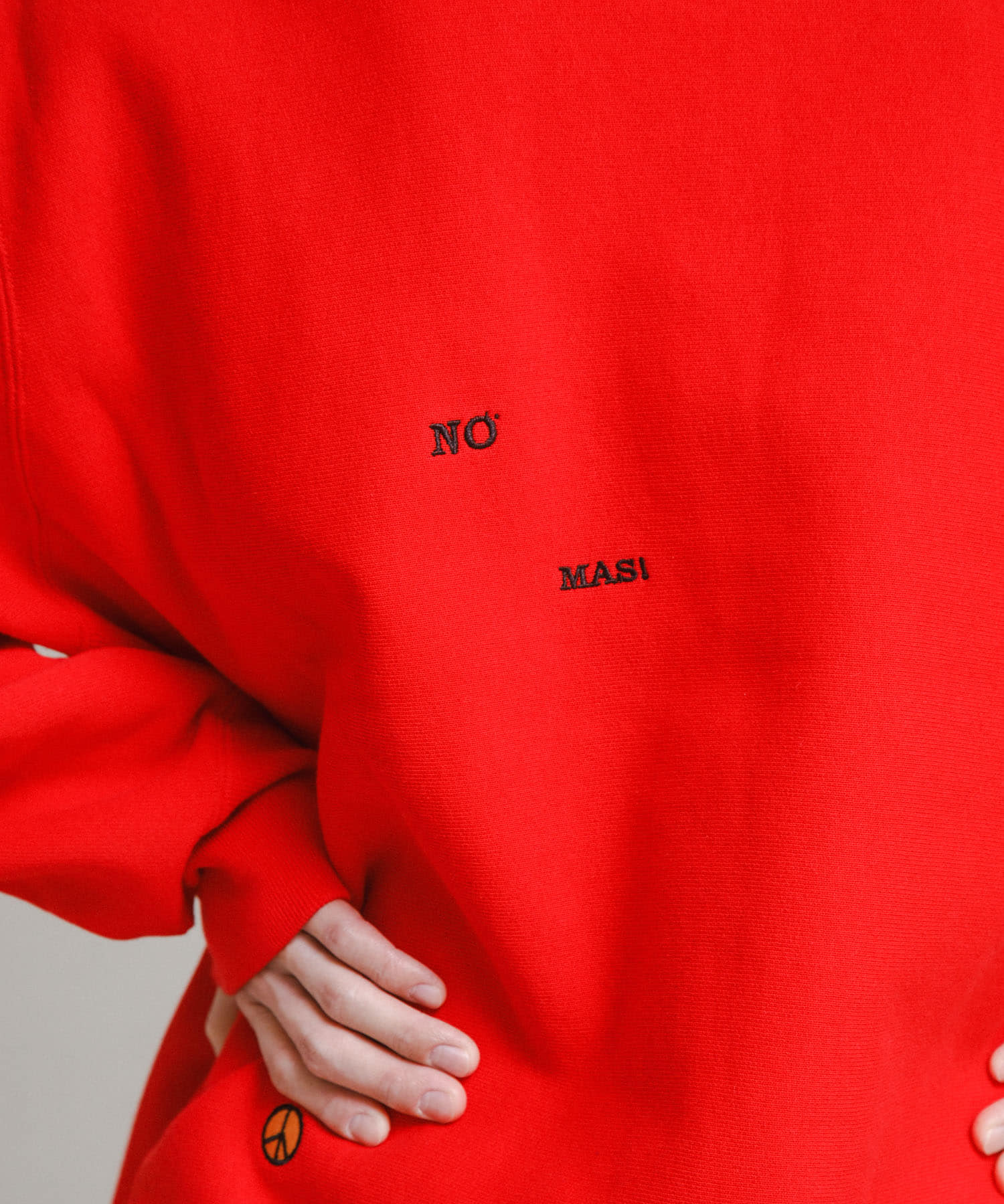 『別注』LOWERCASE×Champion　LCリバースウィーブbyFACEOKA レッド M