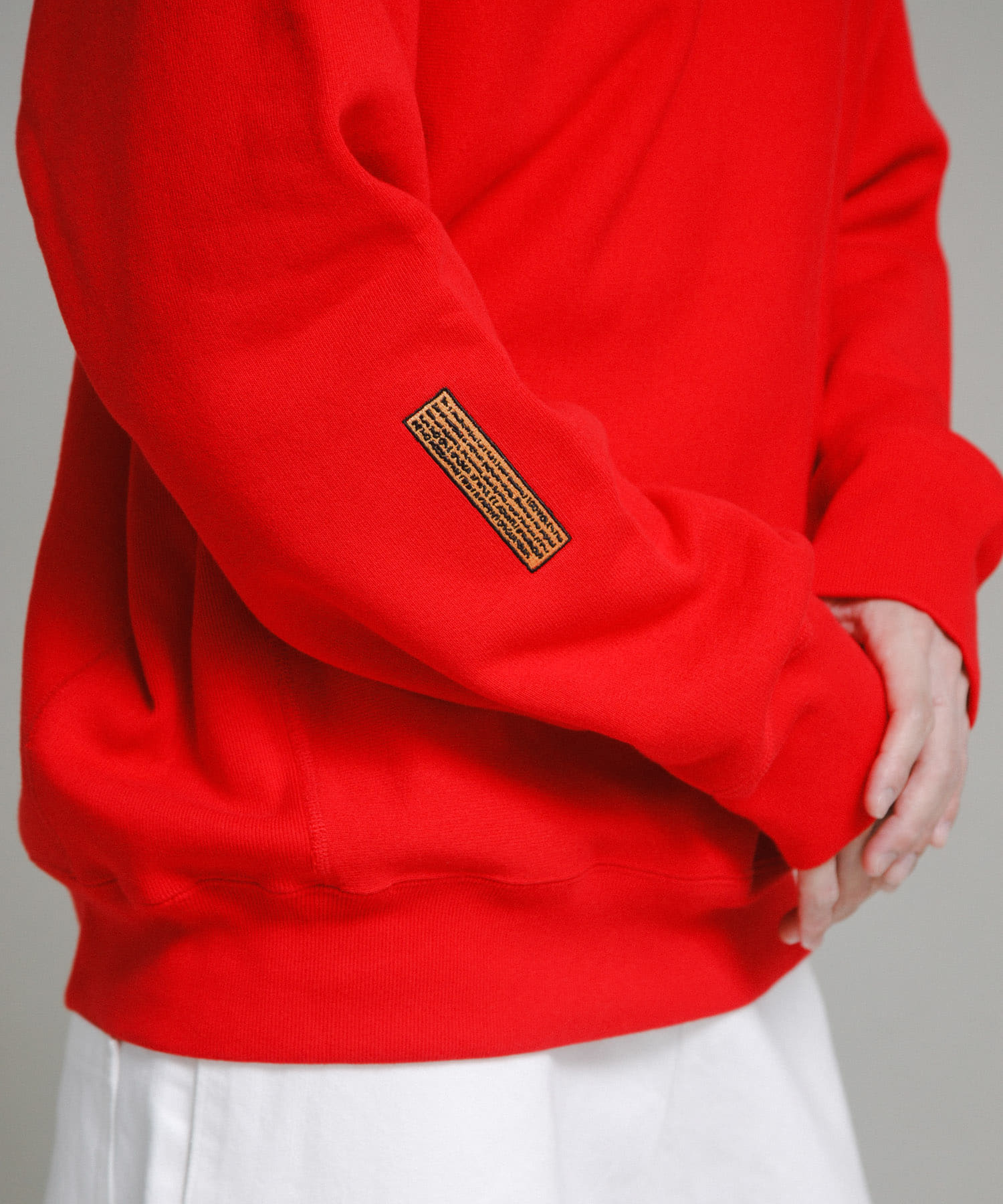 『別注』LOWERCASE×Champion　LCリバースウィーブbyFACEOKA レッド M