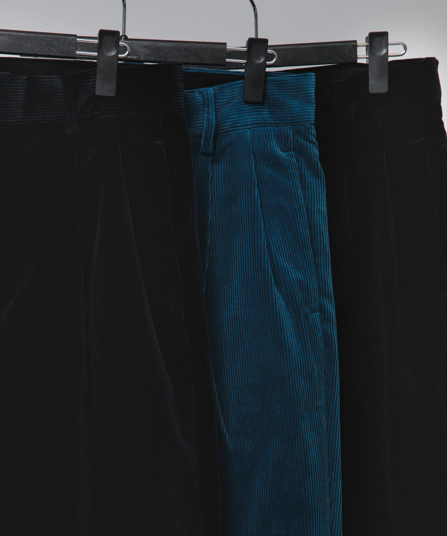 coupronde　corduroy pants BLACK 46