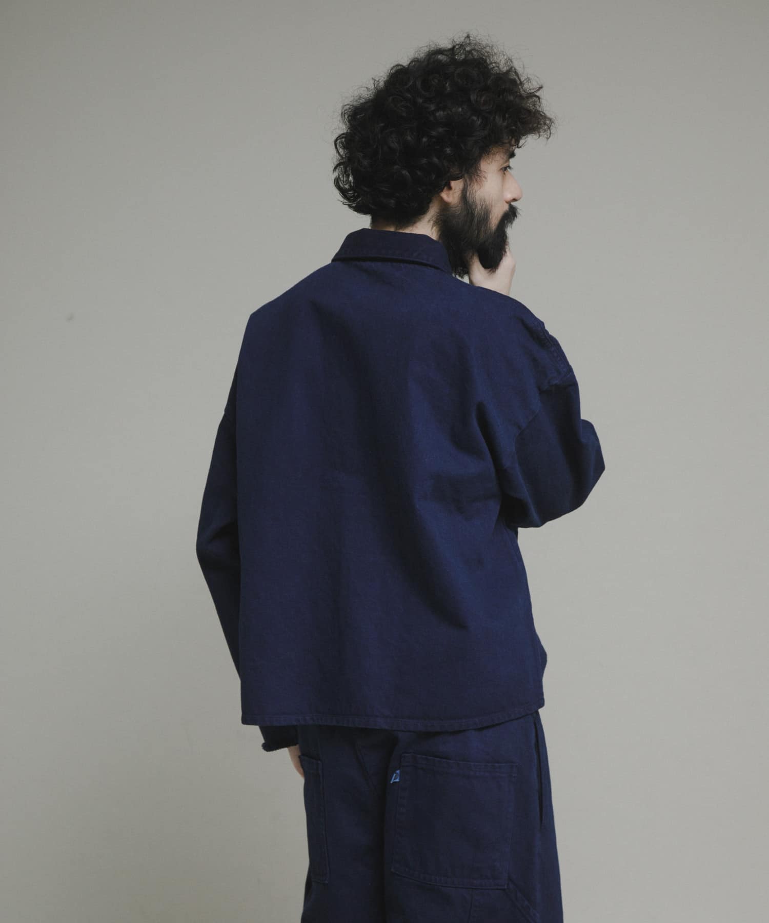 『別注』LOWERCASE×URBS　FACEカバーオール INDIGO M