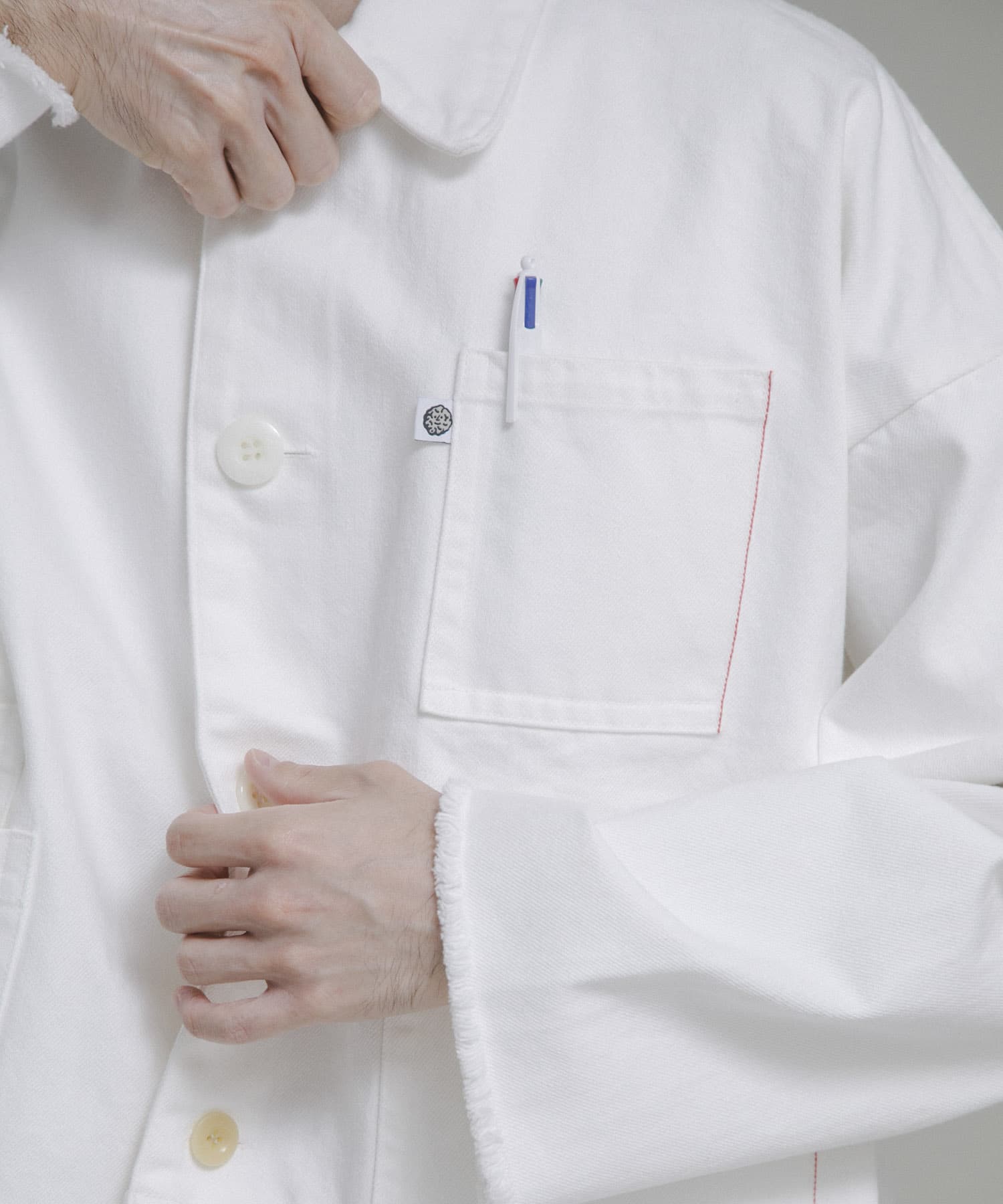 『別注』LOWERCASE×URBS　FACEカバーオール WHITE M