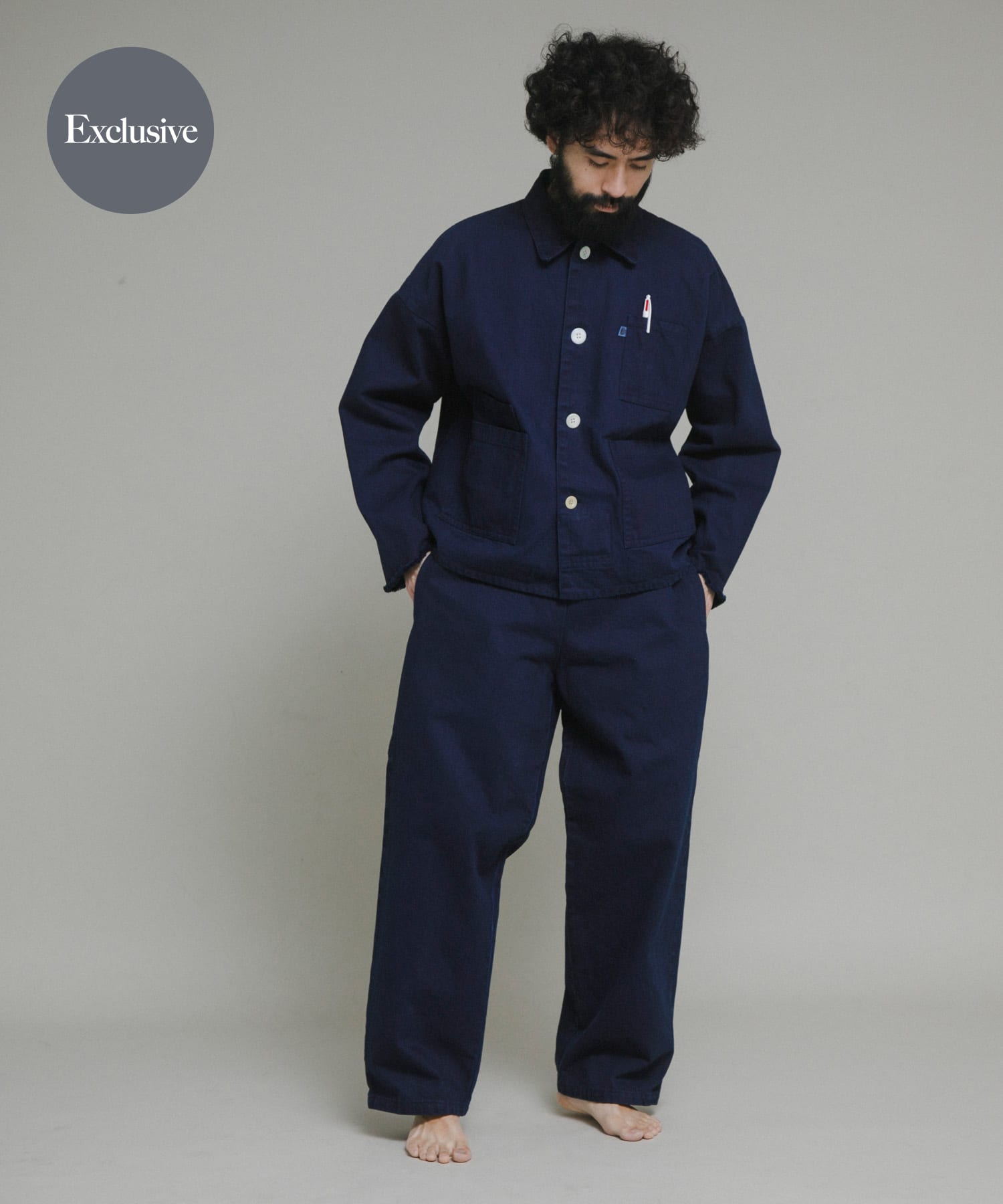 『別注』LOWERCASE×URBS　FACEオーバーパンツ