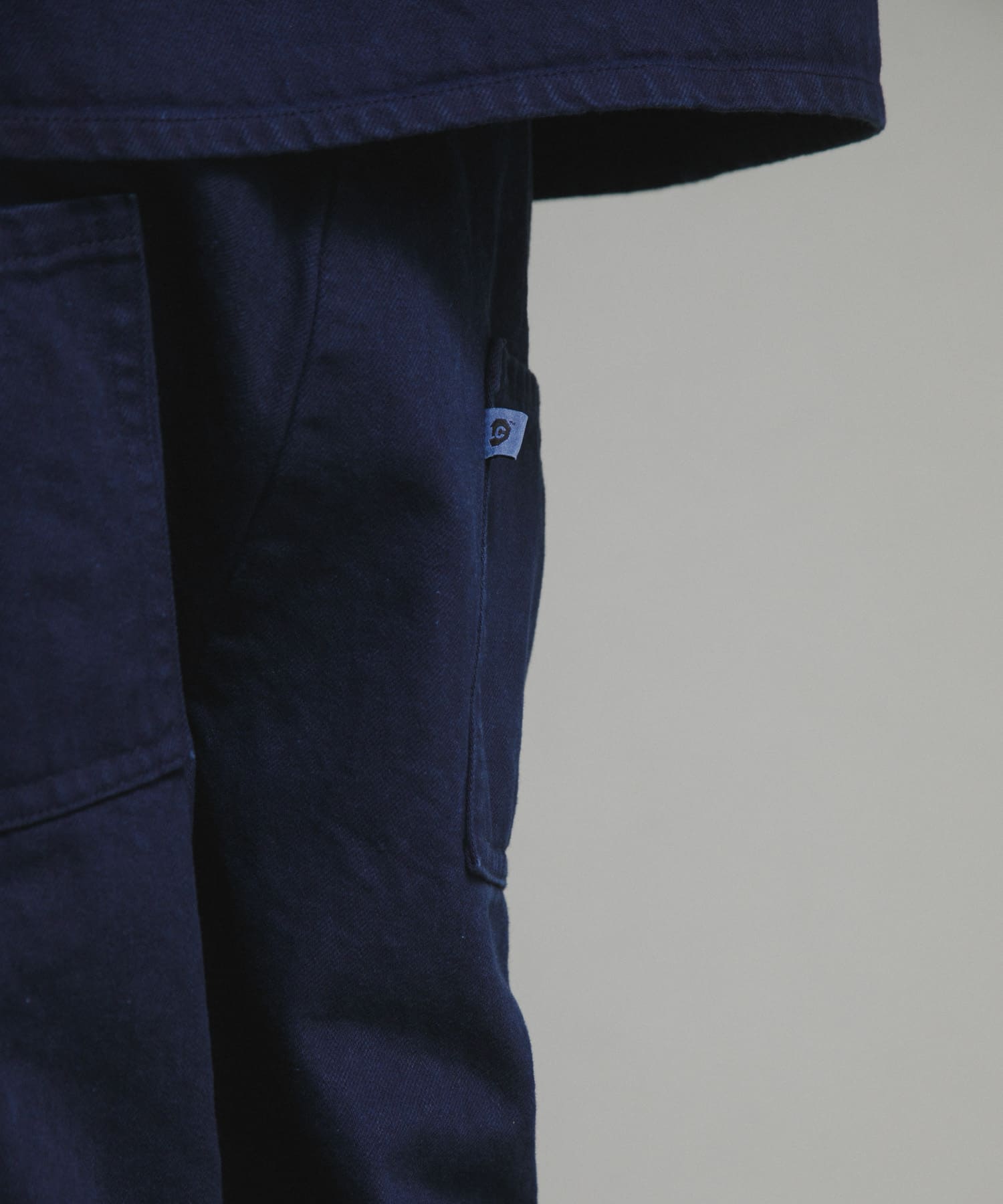 『別注』LOWERCASE×URBS　FACEオーバーパンツ INDIGO M