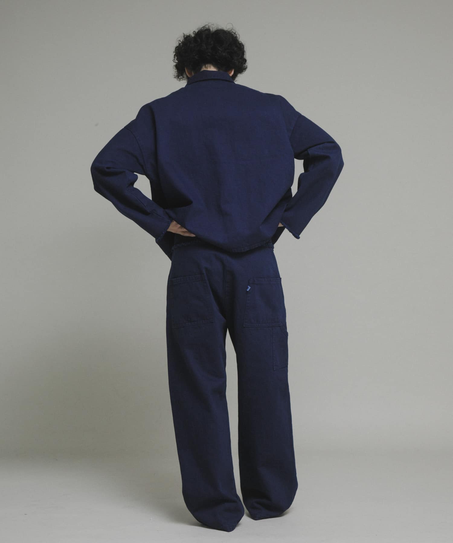 『別注』LOWERCASE×URBS　FACEオーバーパンツ INDIGO M
