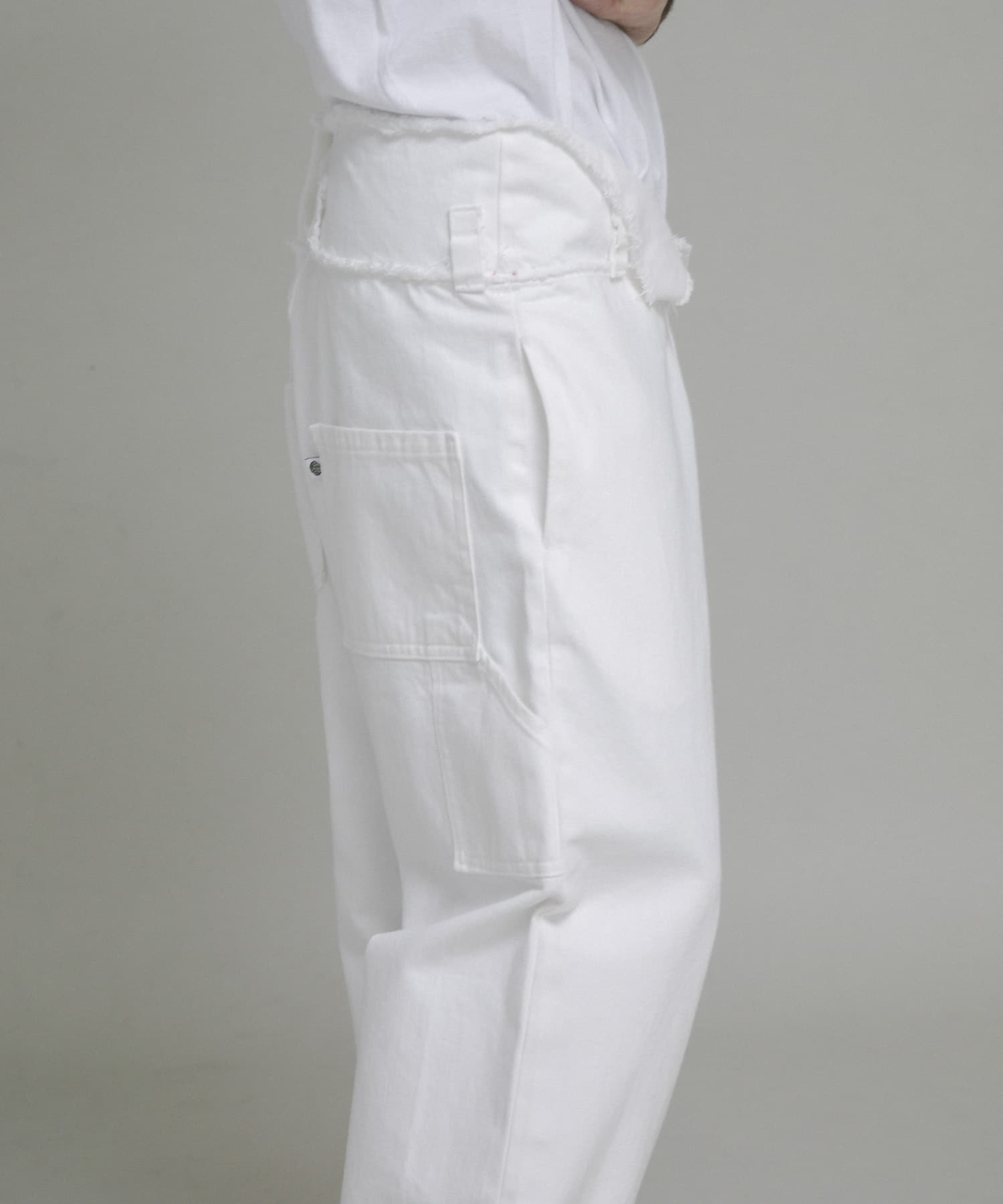 『別注』LOWERCASE×URBS　FACEオーバーパンツ WHITE M
