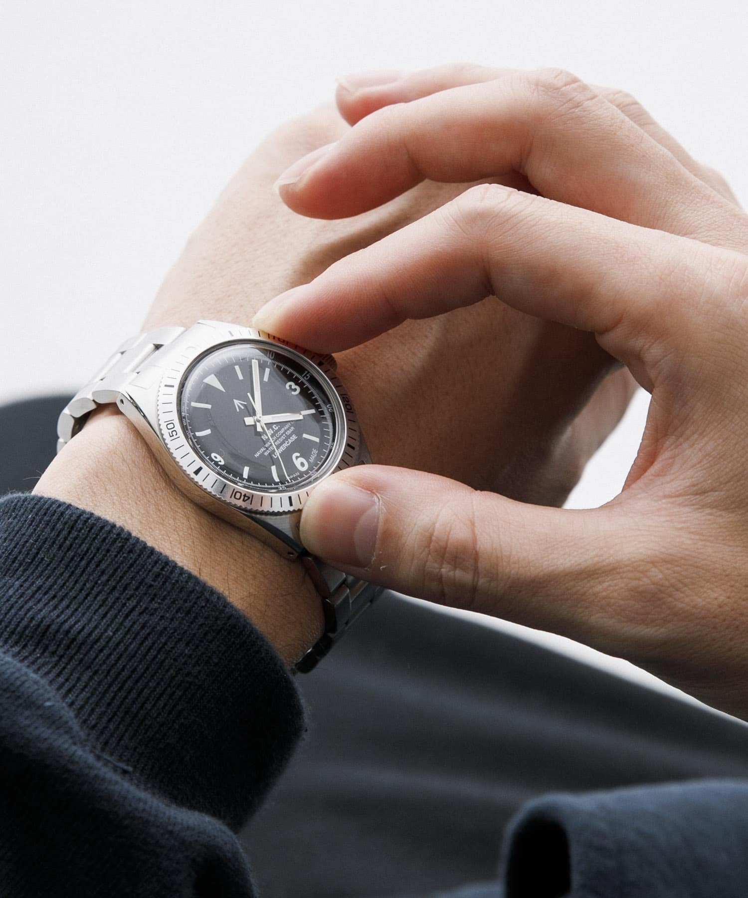 NAVAL WATCH　NAVALWATCH by LOWERCASE for URBS BLACK FREE