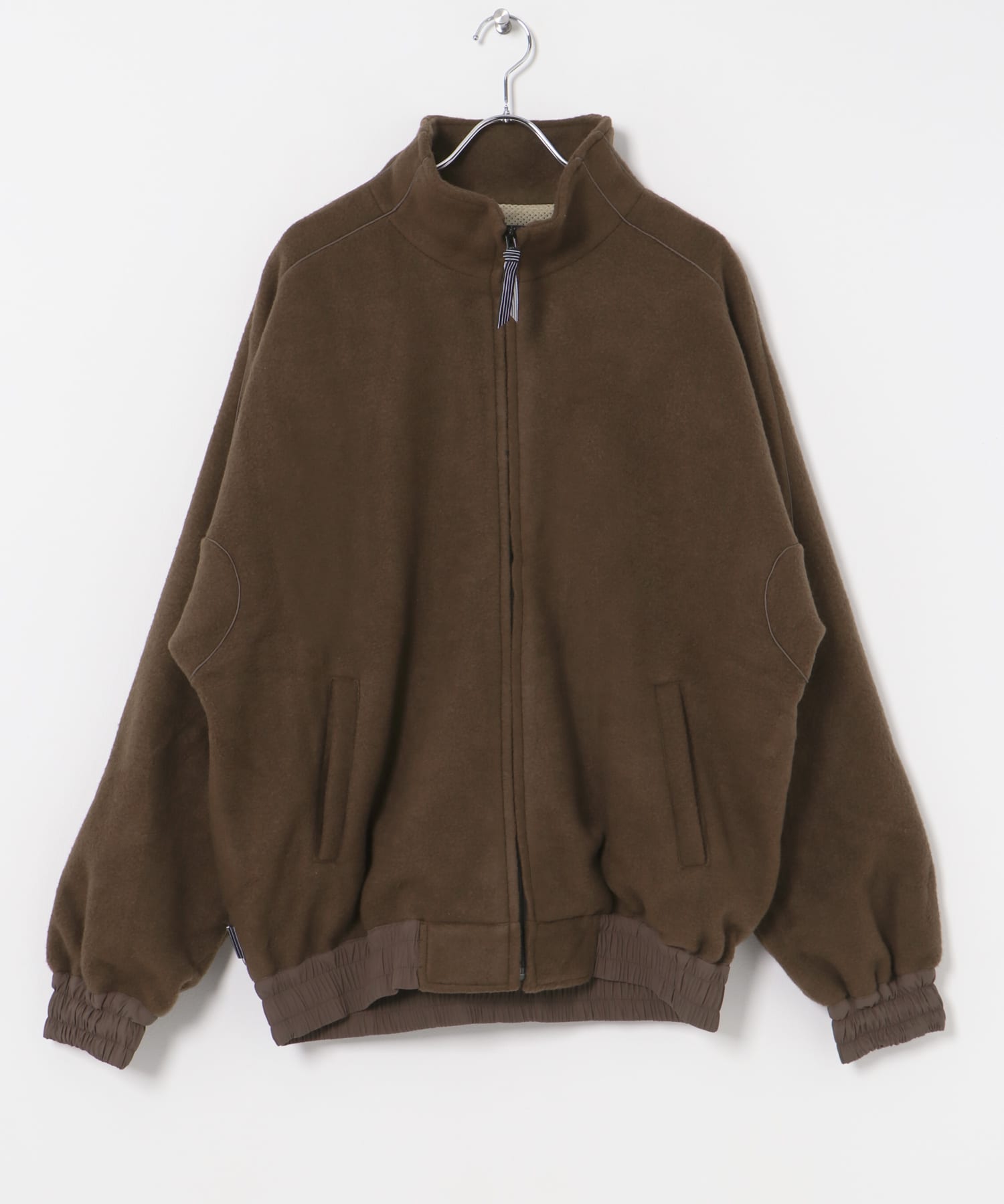 SFC　FLEECE SPORTY JACKET Brown L