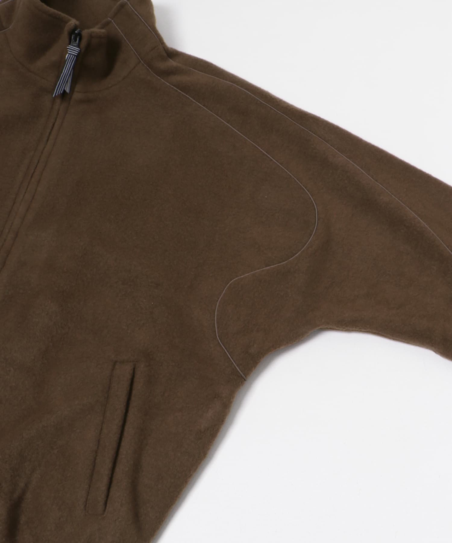 SFC　FLEECE SPORTY JACKET Brown L