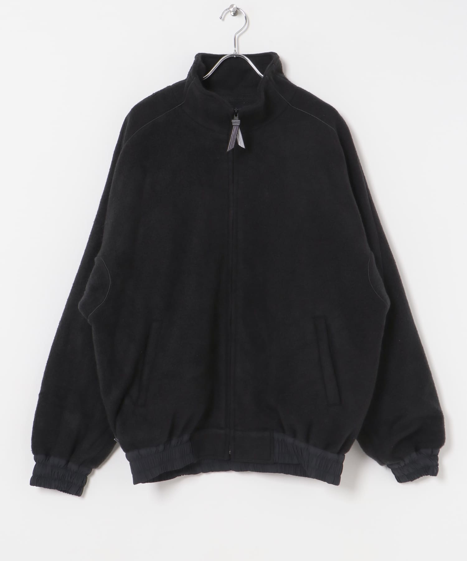 SFC　FLEECE SPORTY JACKET Black L