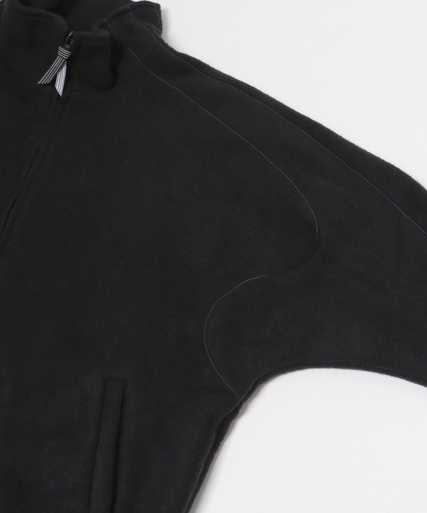 SFC　FLEECE SPORTY JACKET Black L