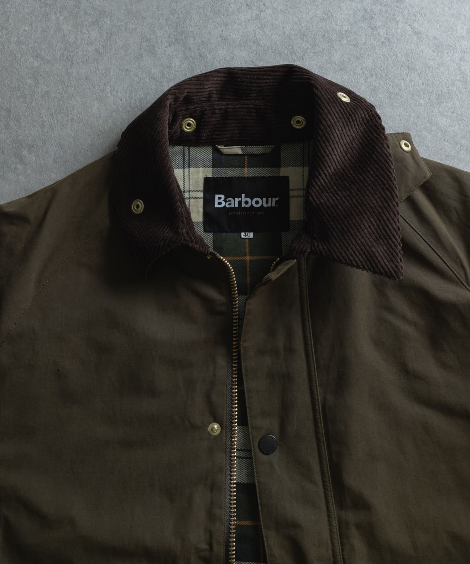 『別注』Barbour×URBS　OS Bedale OLIVE 40