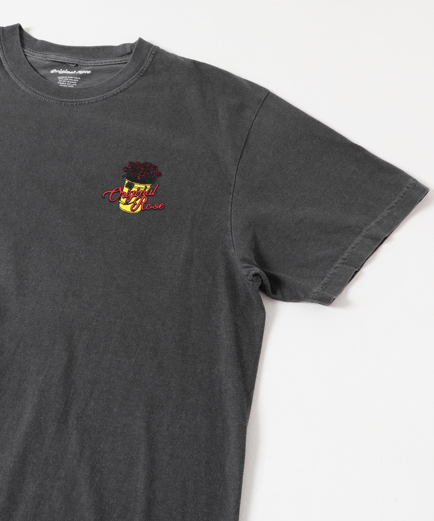 Original Rose　Planter Logo Tee スミクロ M